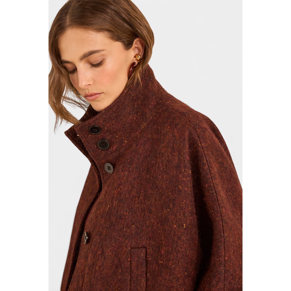 Cape laine CASSY paprika, Maison 123