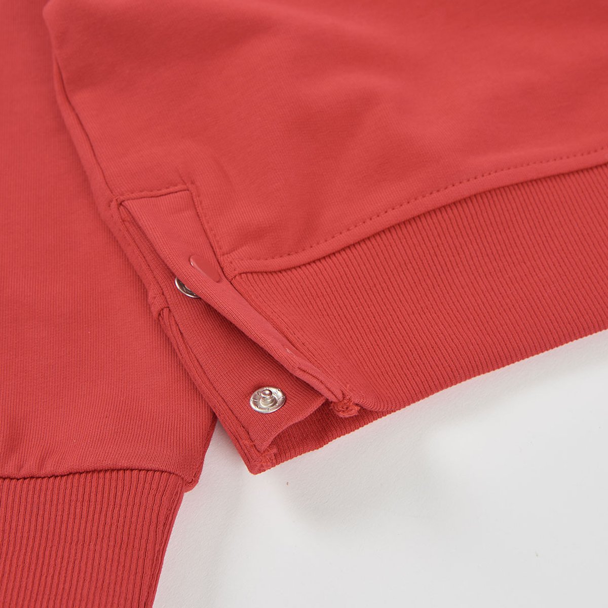 Sweat-shirt en molleton fille broderie chien grenat, BOBOLI