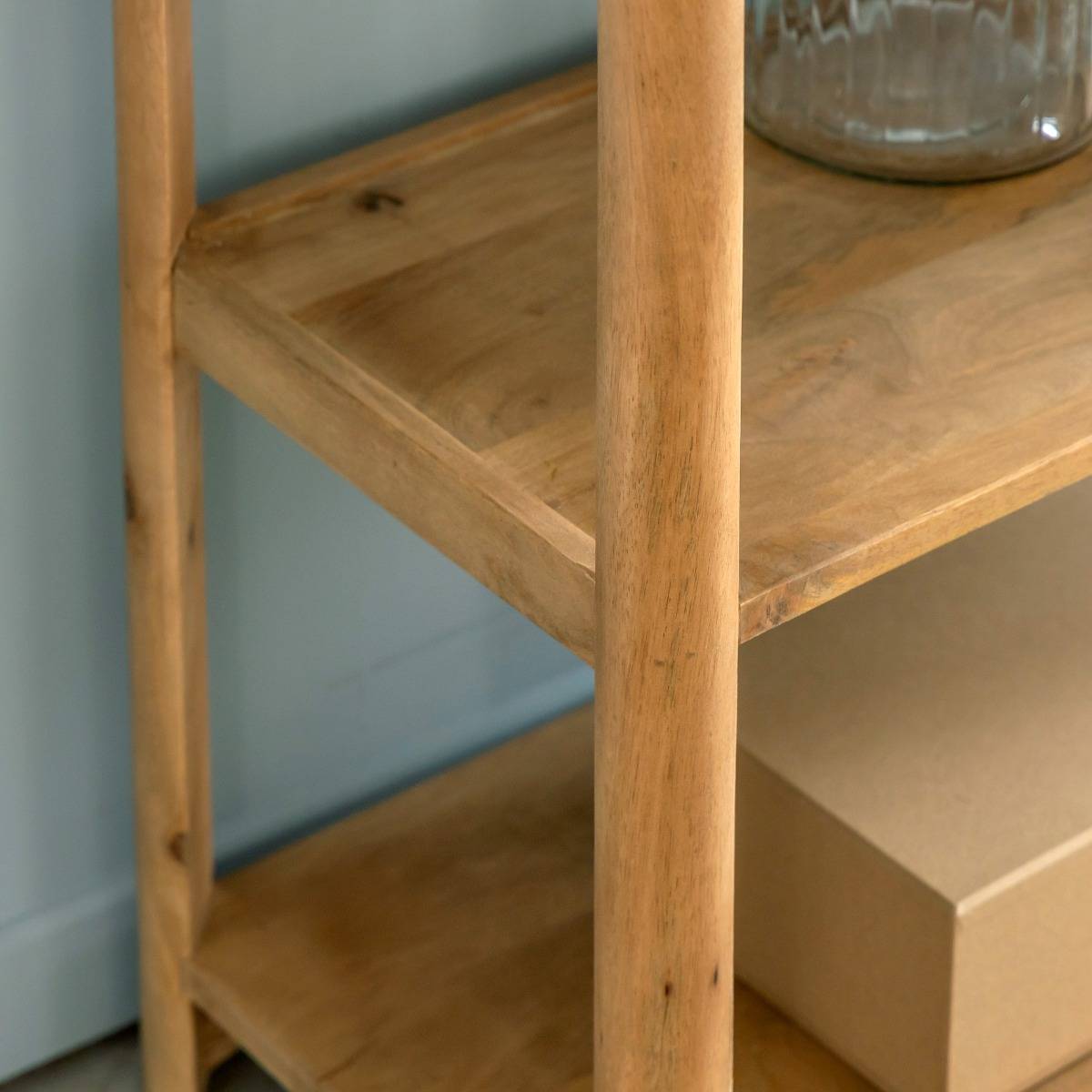 Etagère en bois de manguier EMYR bois clair, MADE IN MEUBLES
