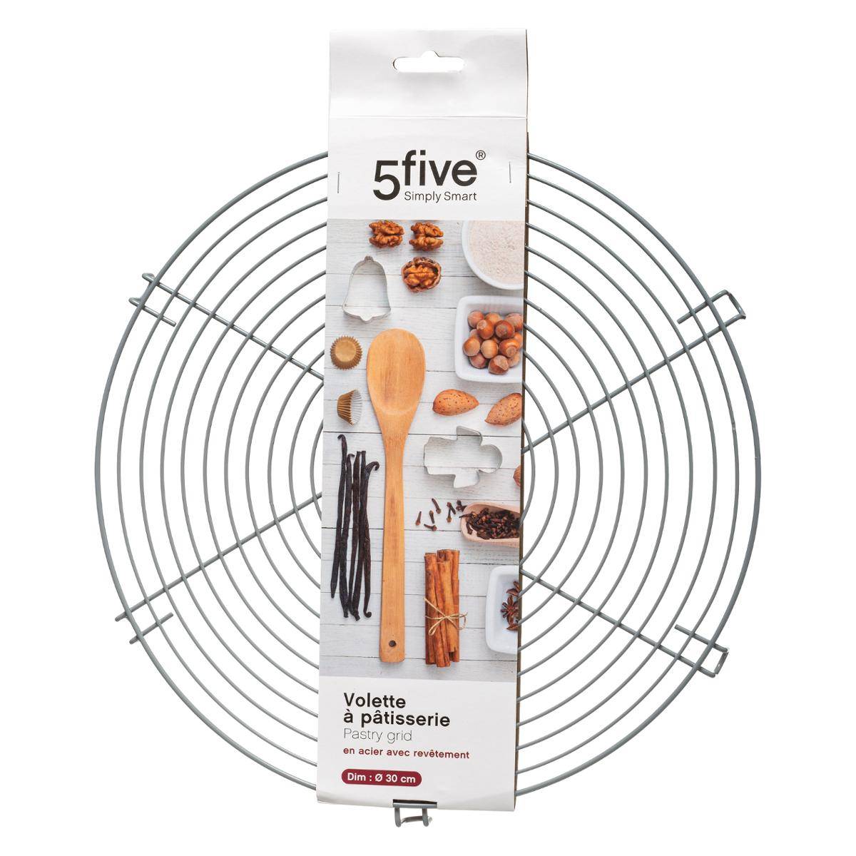Volette à pâtisserie 30cm ESSENTIELS gris, 5FIVE SIMPLY SMART