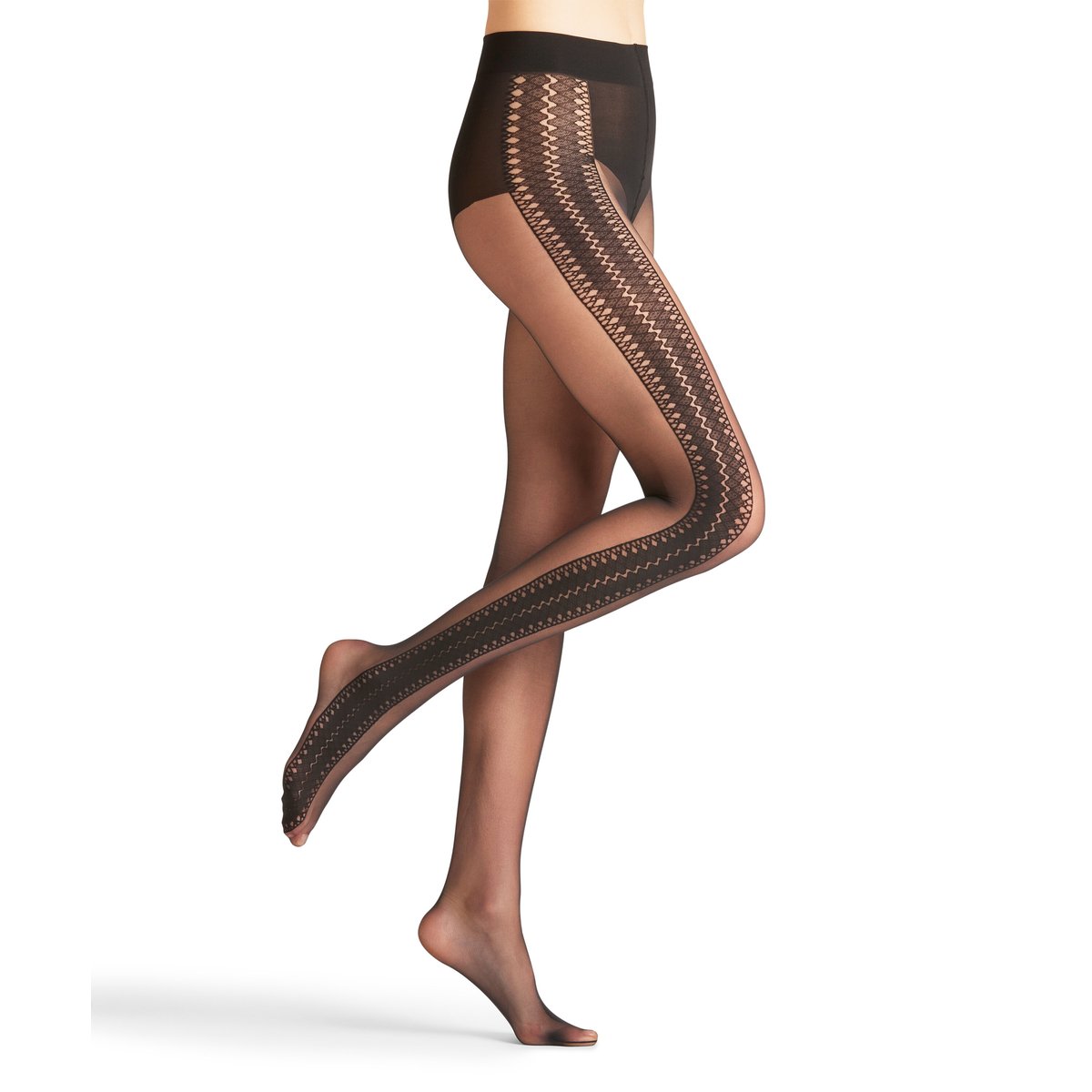 Collant Grace 8 Ultra-transparent noir-quatre, FALKE