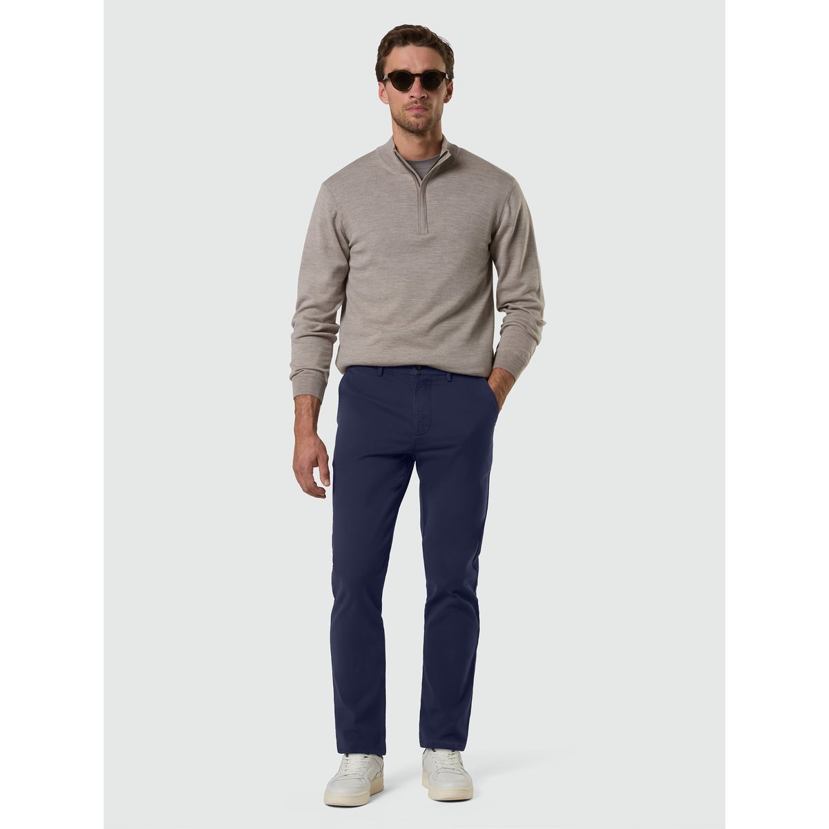 Pantalon long chino slim Defender bleu marine, NORTH SAILS