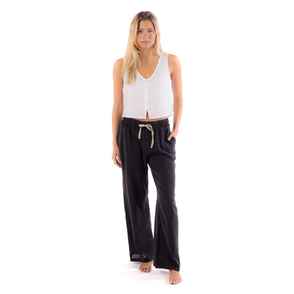 Pantalon de plage de SURF AZ Classic noir, RIP CURL