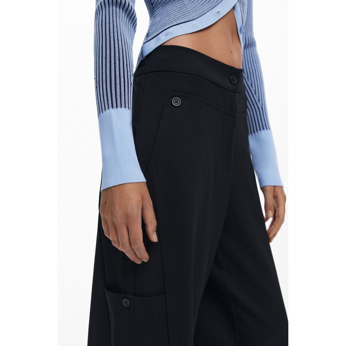 Pantalon tailos Balloon noir, DESIGUAL