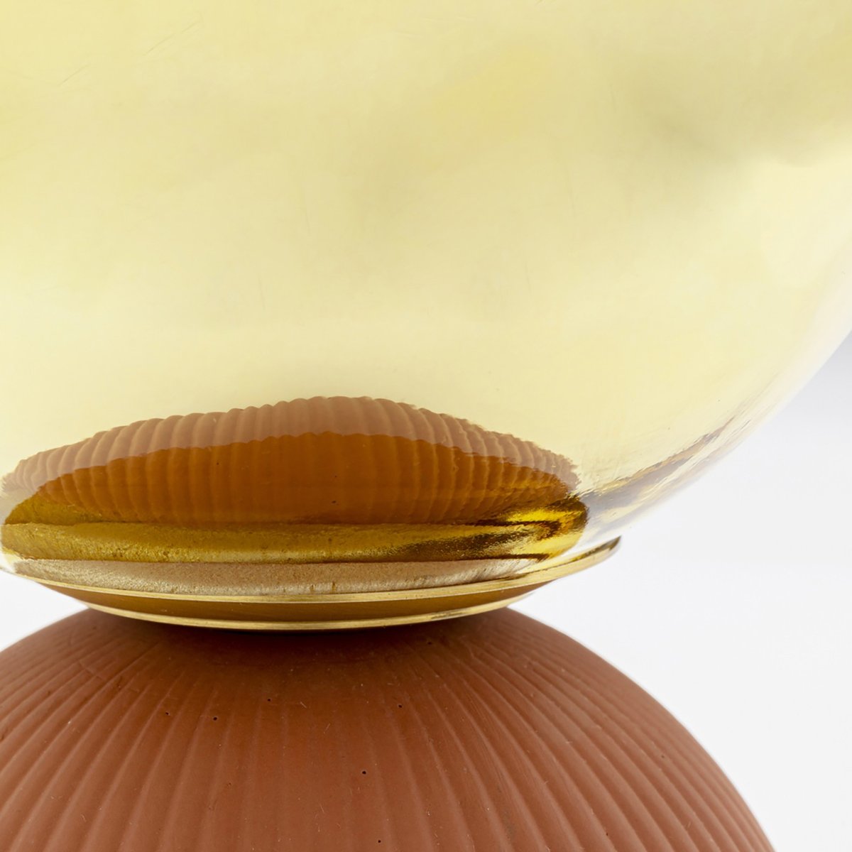 Lampe en verre et plâtre, MAGIC BALL or, KARE DESIGN