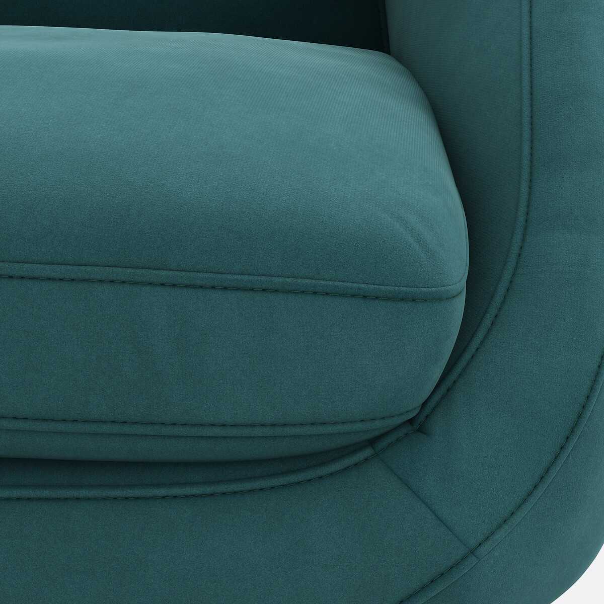 Divano 2 posti, velluto, Séméon verde jade, LA REDOUTE INTERIEURS