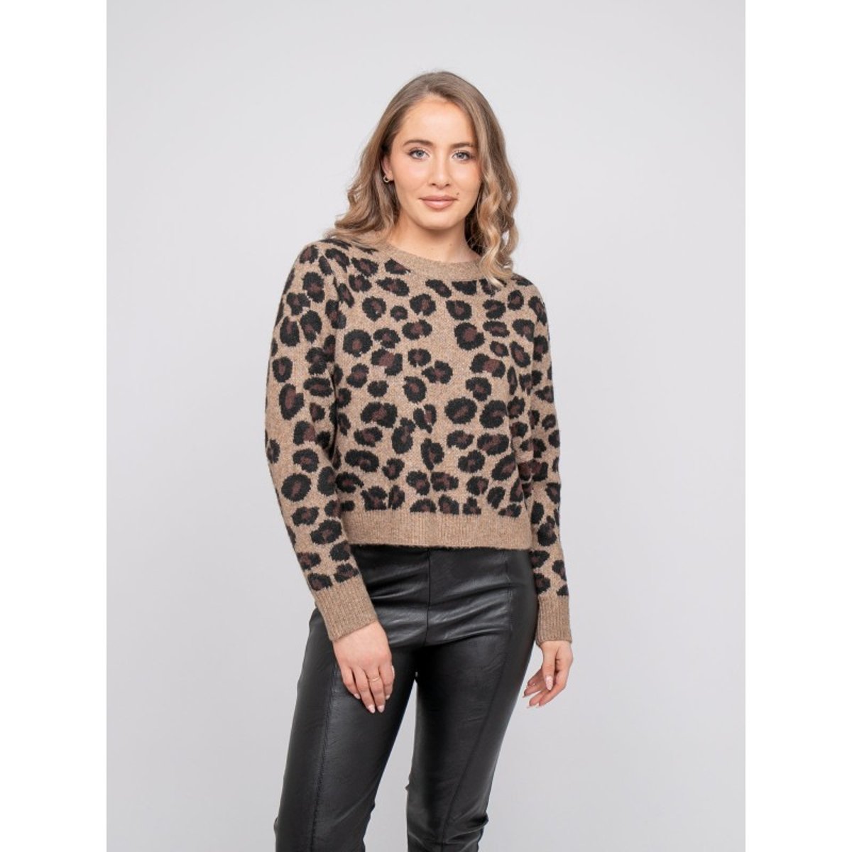 Pull Laine Motifs Léopard Kivoria léopard, DONA LISA