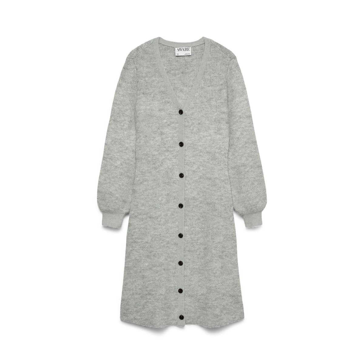 Robe En Maille grise - light grey melange, VERO MODA