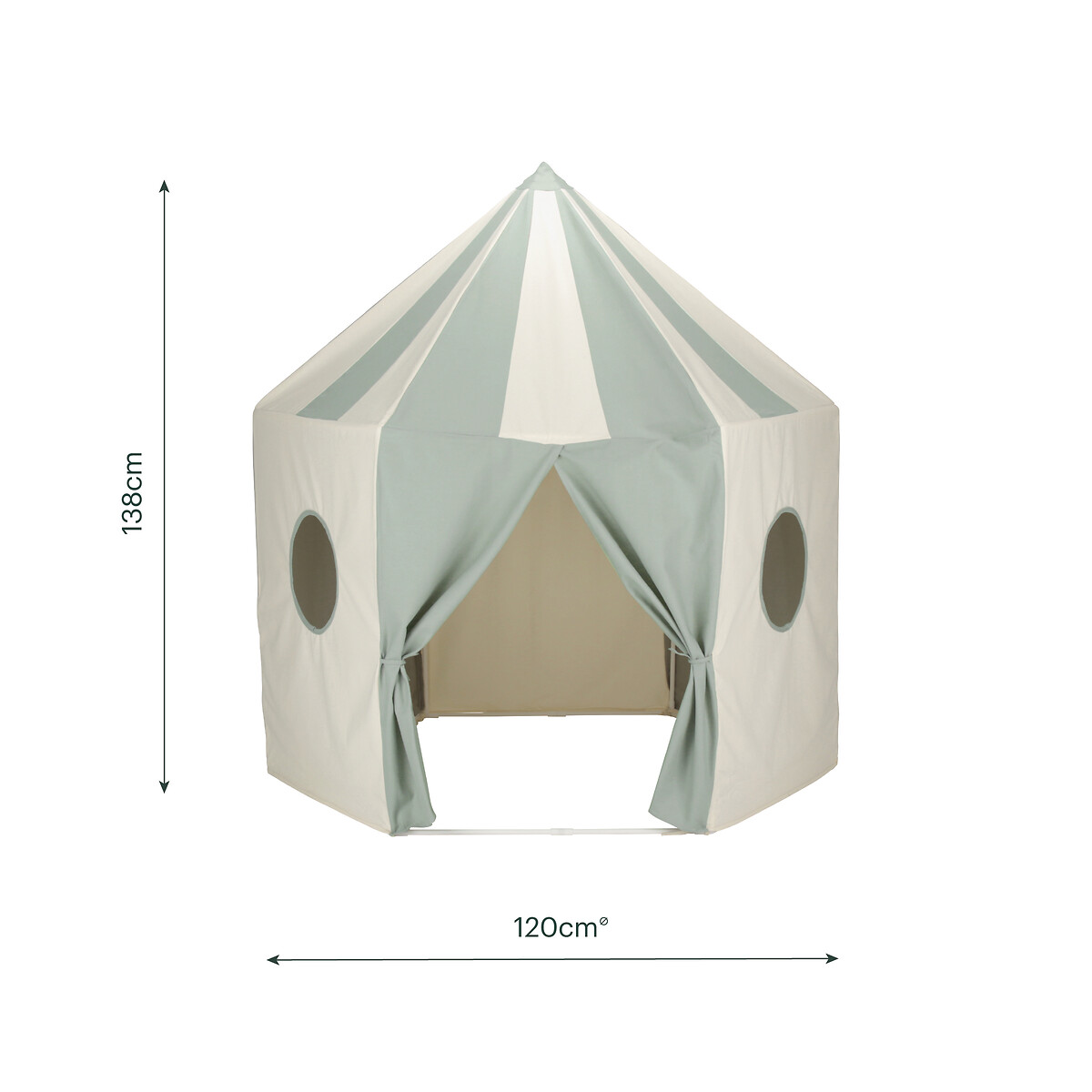 Play Pavilion Cotton Tent blue, CUDDLECO