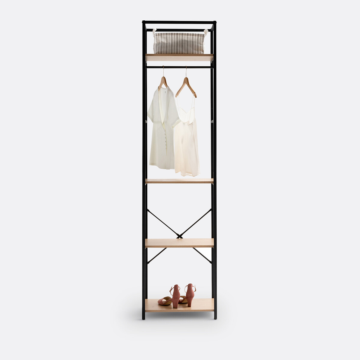 Module de dressing L50 cm, Adarbi noir/bois, LA REDOUTE INTERIEURS