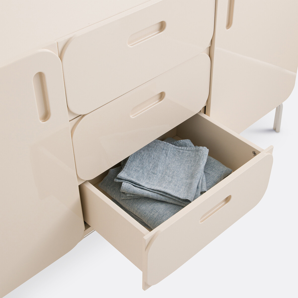 Buffet 2 portes 3 tiroirs Navel beige, LA REDOUTE INTERIEURS