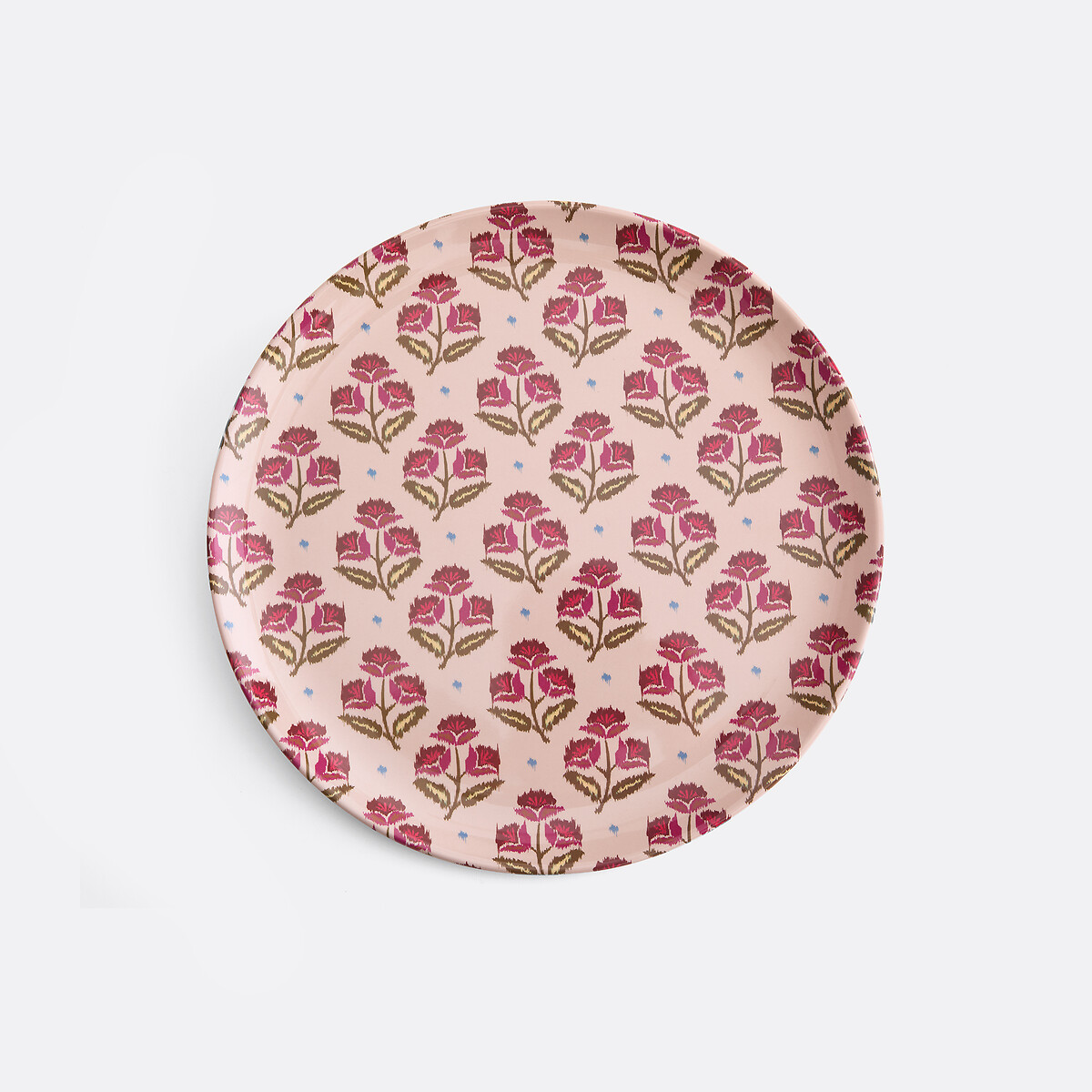 Plateau rond imprimé floral, ANTES imprimé indienne, LA REDOUTE INTERIEURS