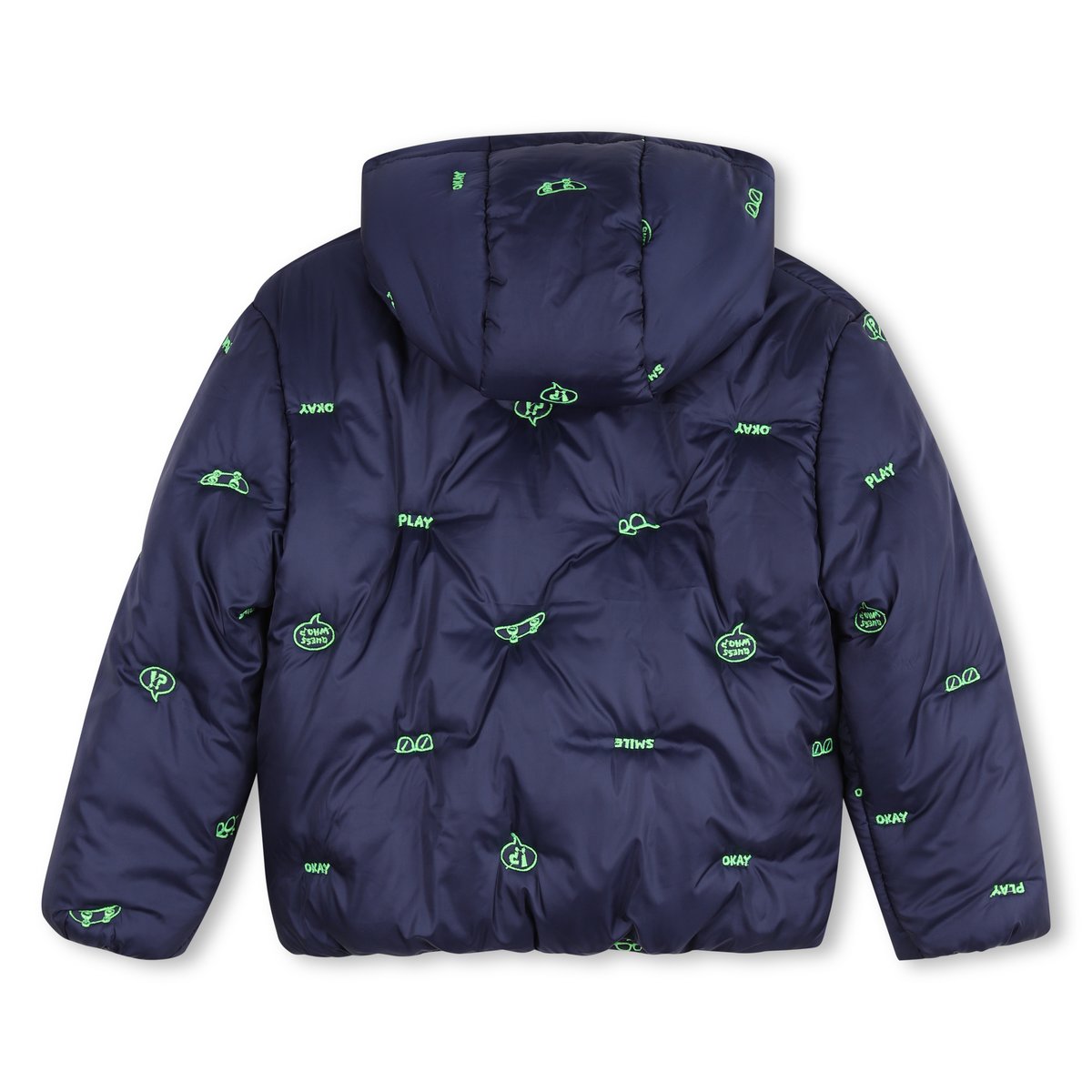 Doudoune à capuche indigo blue, BILLIEBLUSH