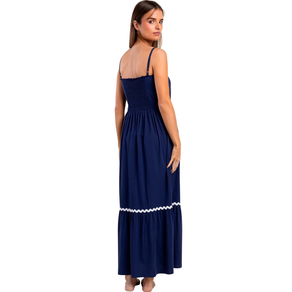 Robe longue estivale Sea Mare bleu, ADMAS