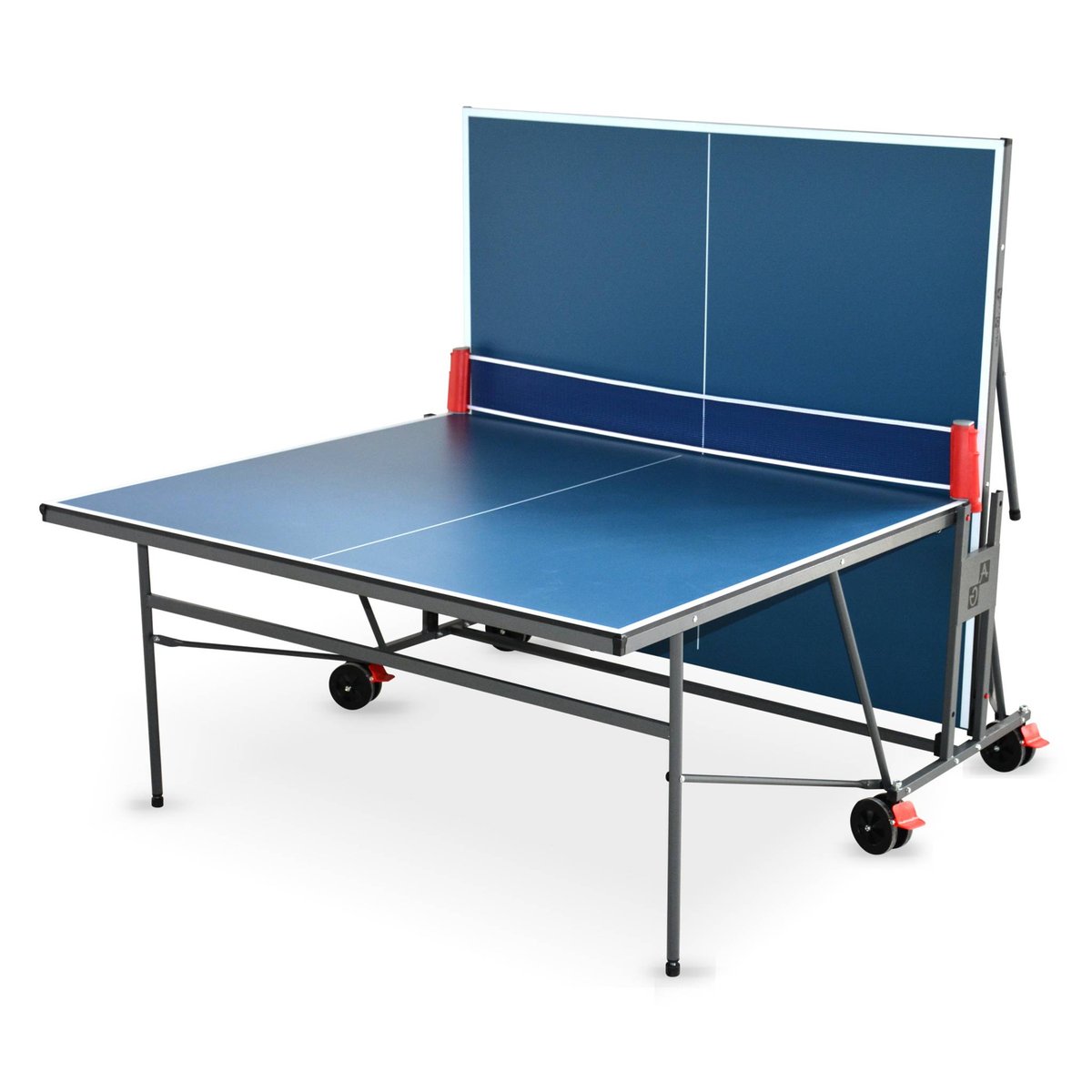 Table de ping pong intérieure premium avec 2 raquettes et 3 balles TABLE DE PING PONG INTÉRIEURE bleu, SWEEEK