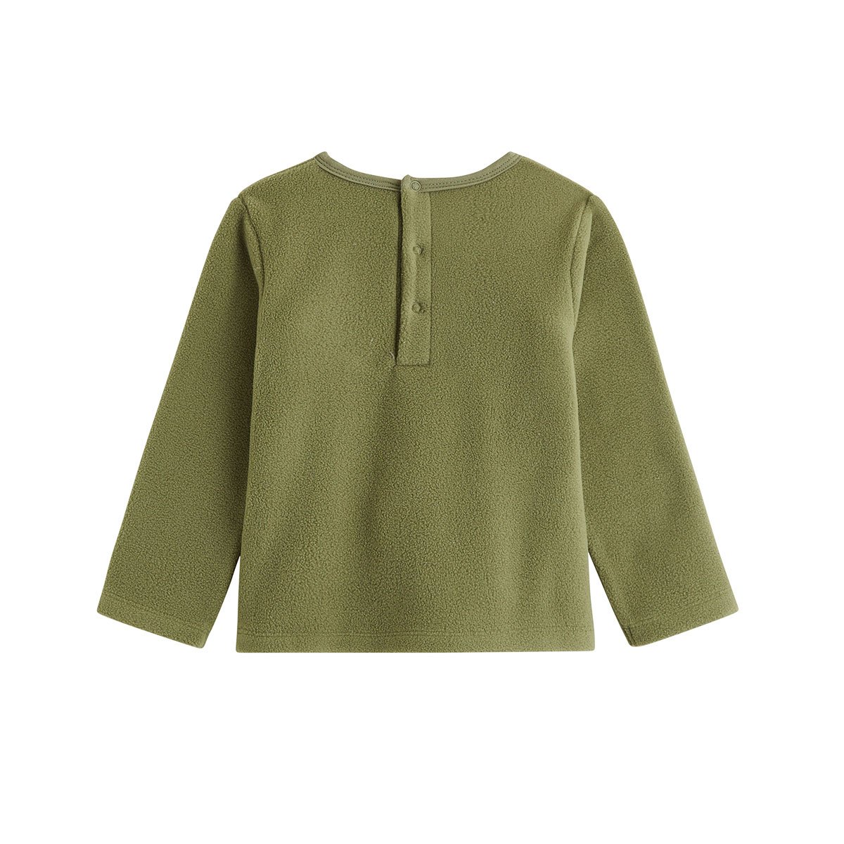Pyjama enfant 2 pièces en polaire Ginkgo vert, PETIT BEGUIN