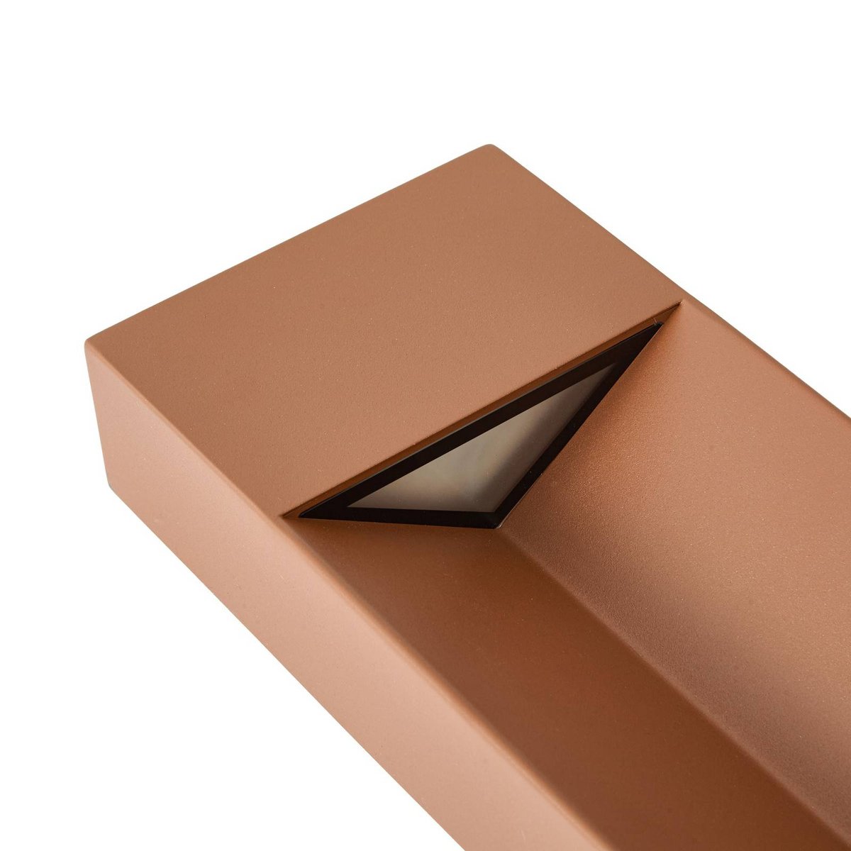 Luminaire extérieur en aluminium moderneLED marron, LUCANDE