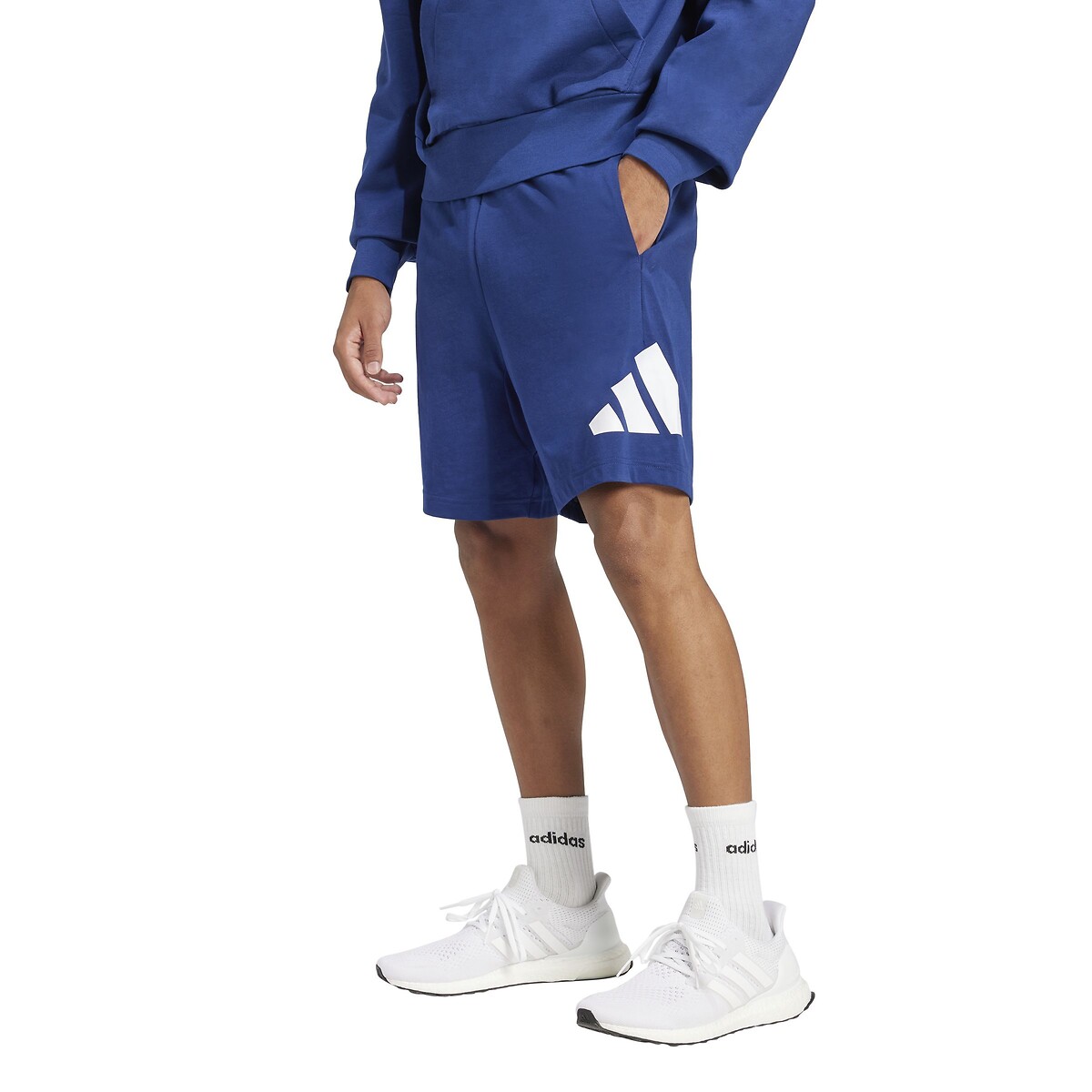 Short Essentiel big logo bleu, ADIDAS SPORTSWEAR