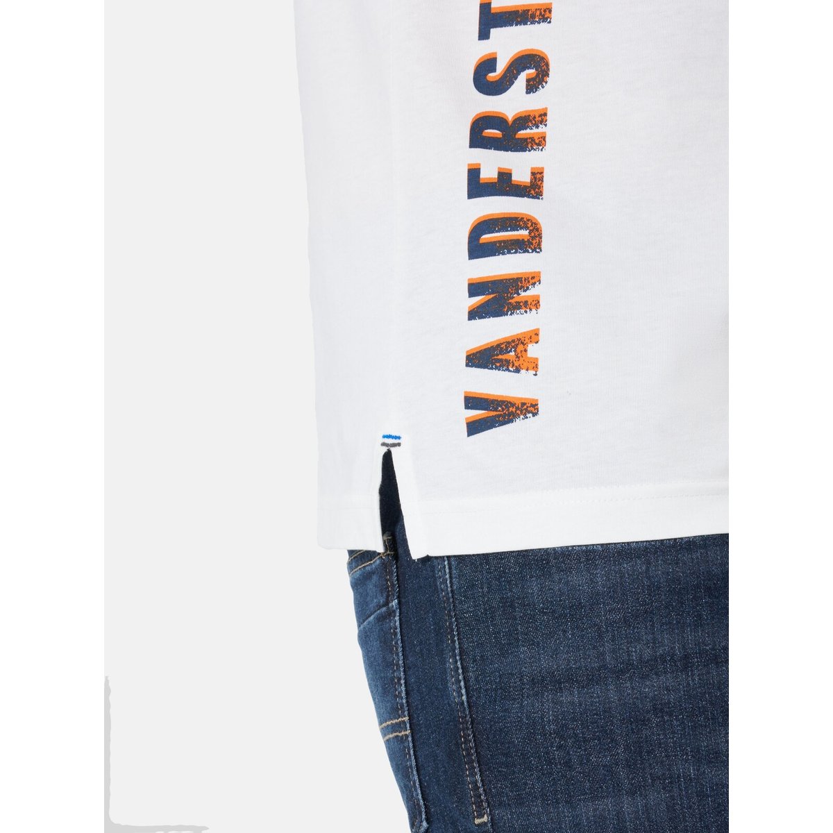 T-shirt SYNDELF blanc, JAN VANDERSTORM