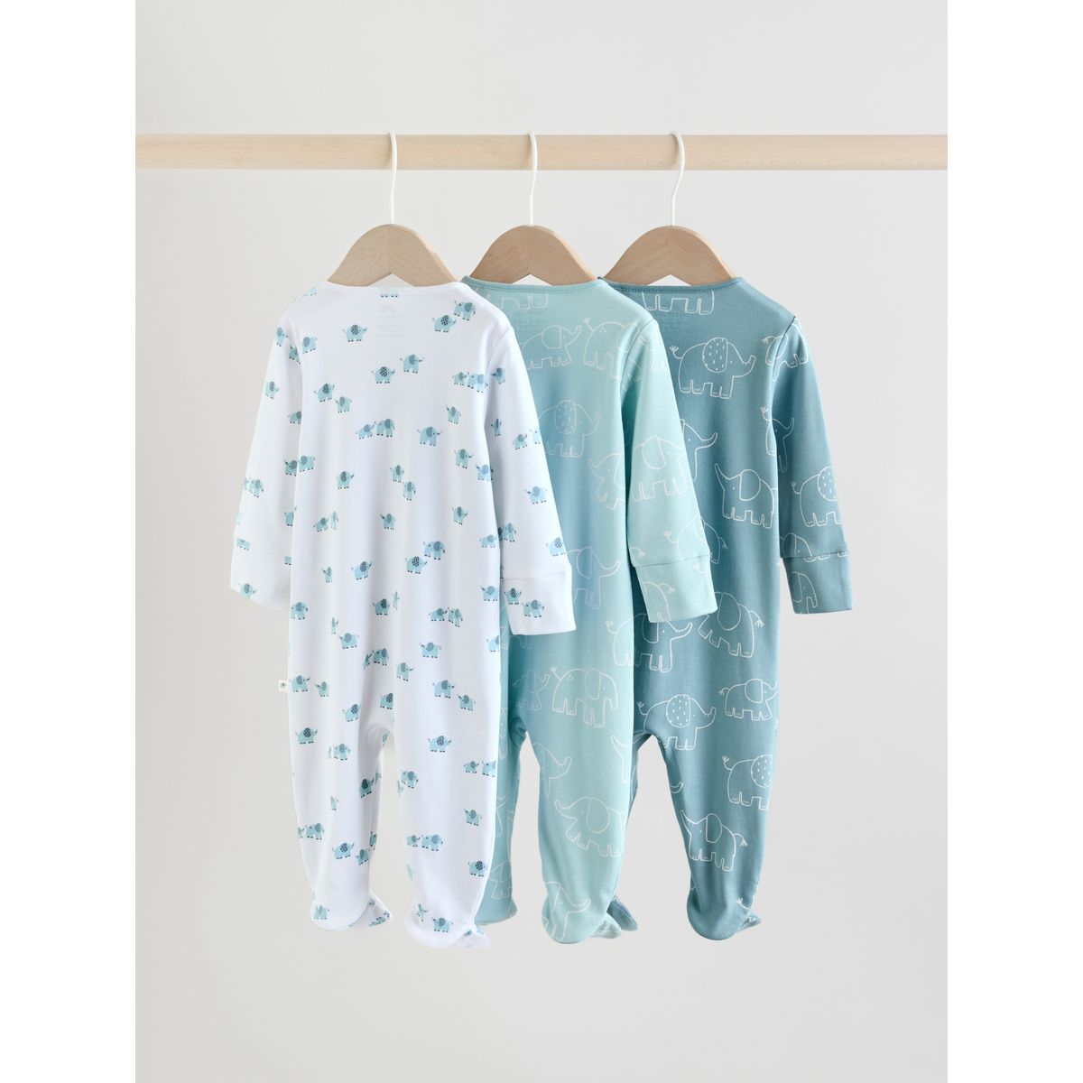 Dors-bien éléphant, lot de 3 bleu, NEXT