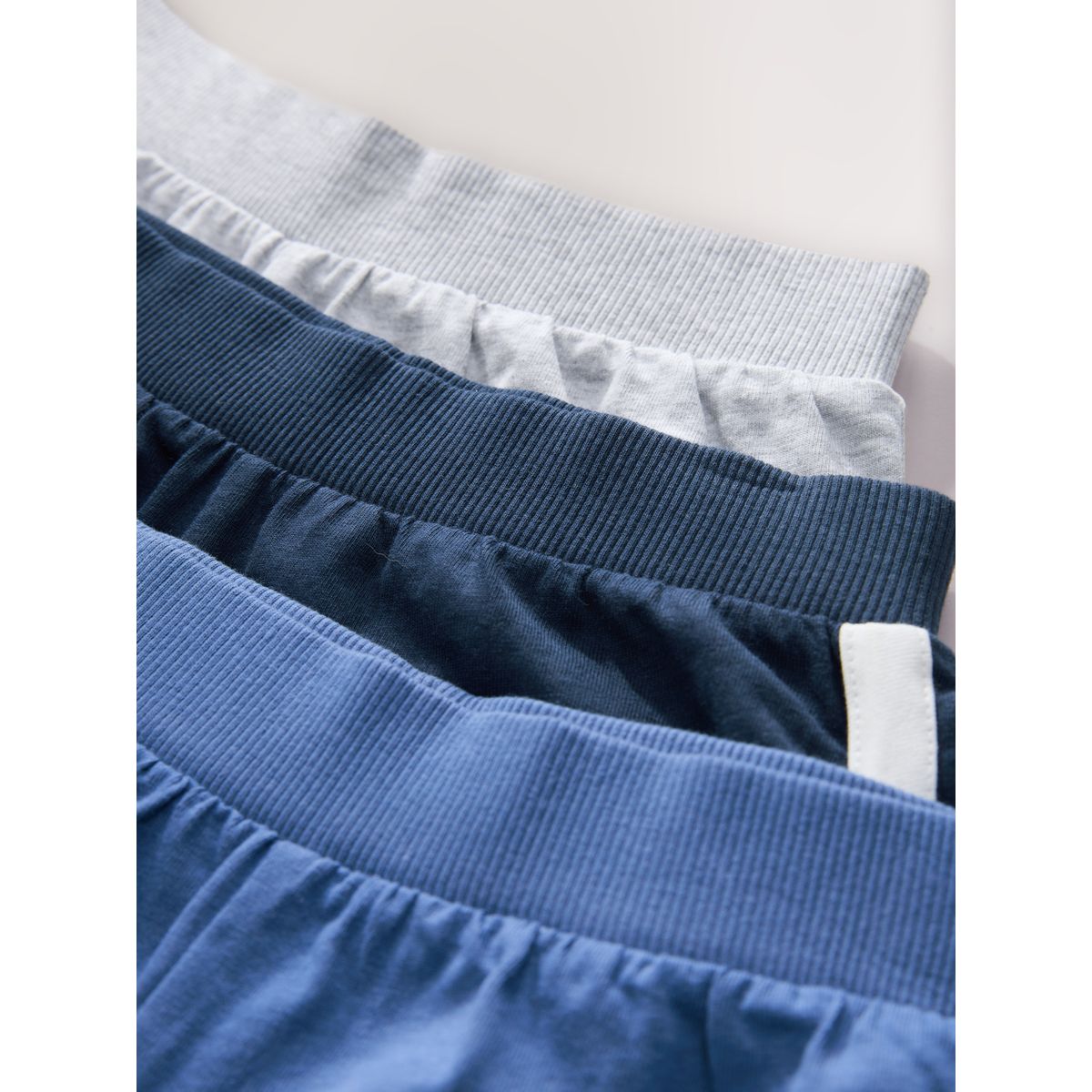 Pyjama short, lot de 3 bleu marine/gris, NEXT