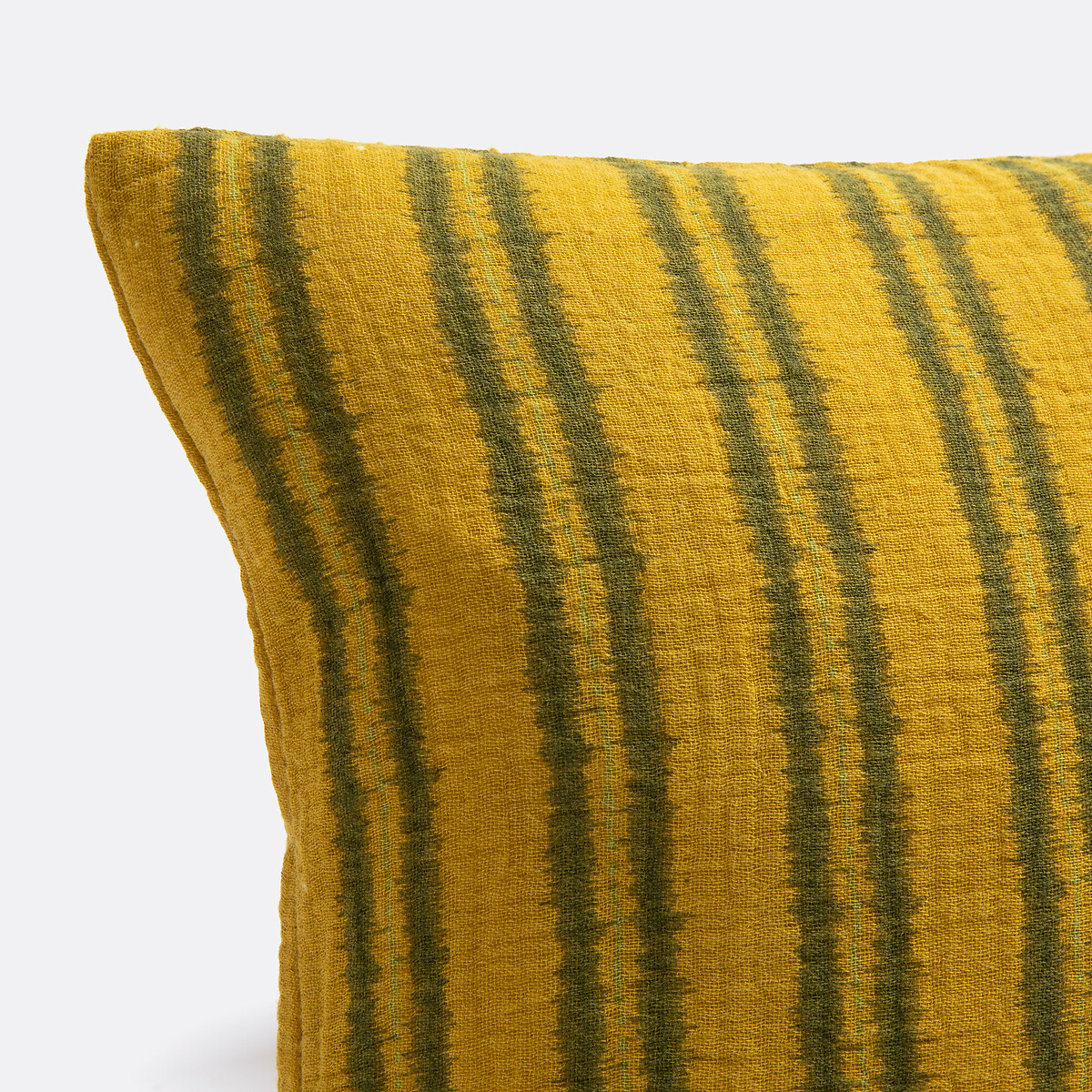 Asti Ikat Print Cotton Muslin Rectangular Cushion Cover multi-coloured, LA REDOUTE INTERIEURS