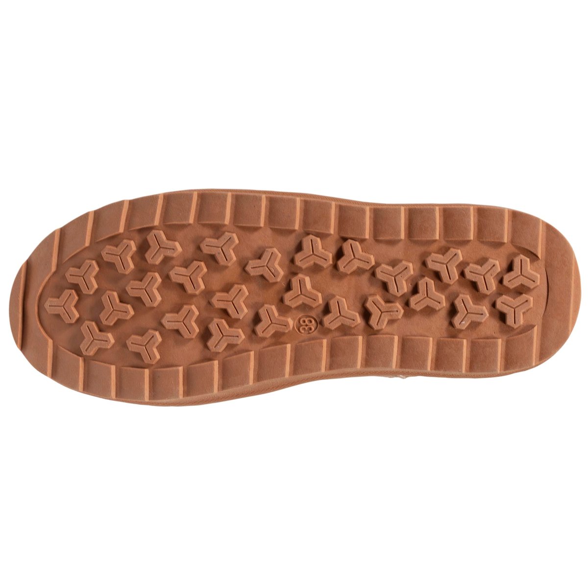 Bottines chaudes, légères, confortables et modernes, effet nubuck brun, ISOTONER