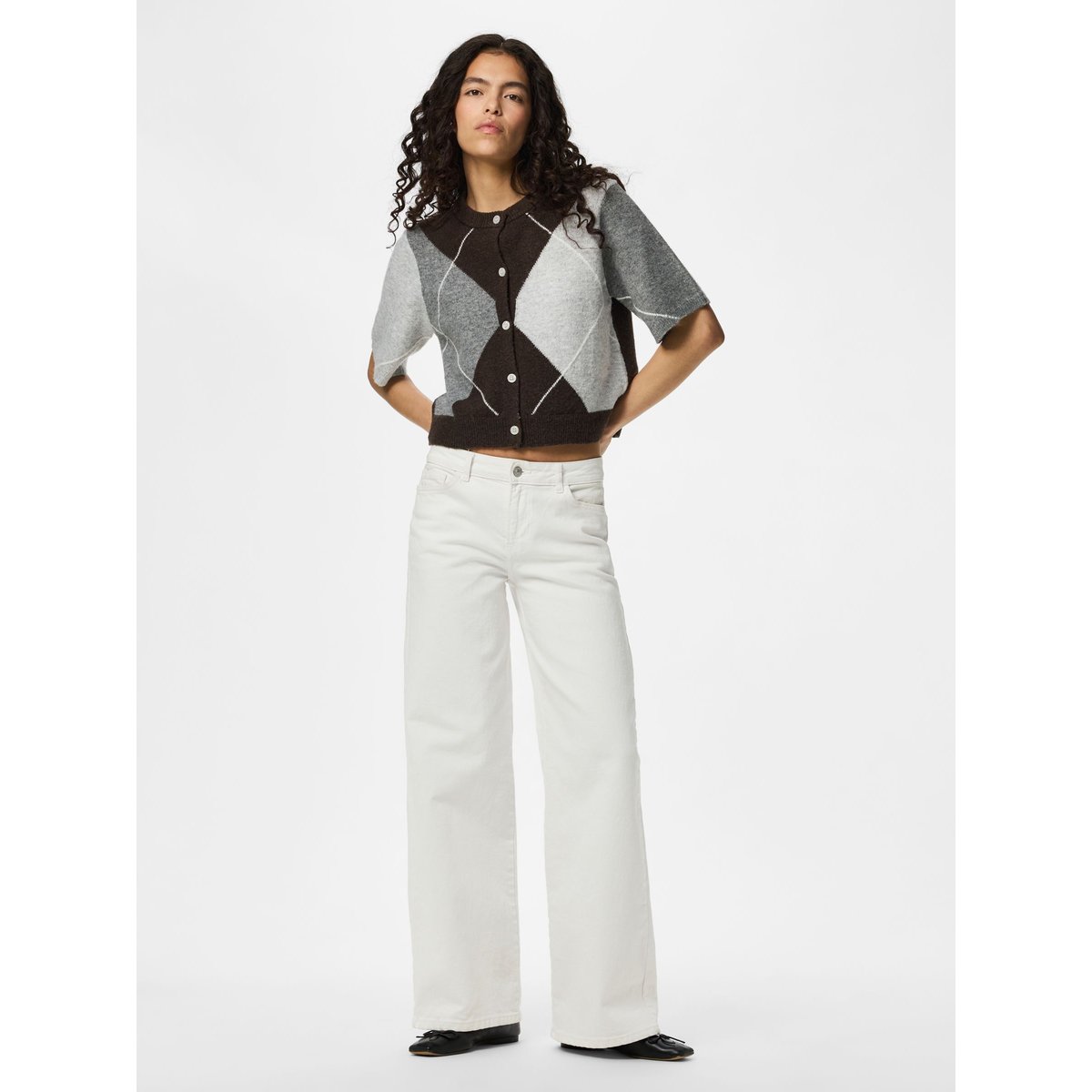 Cardigan En Maille marron - hot fudge1, PIECES
