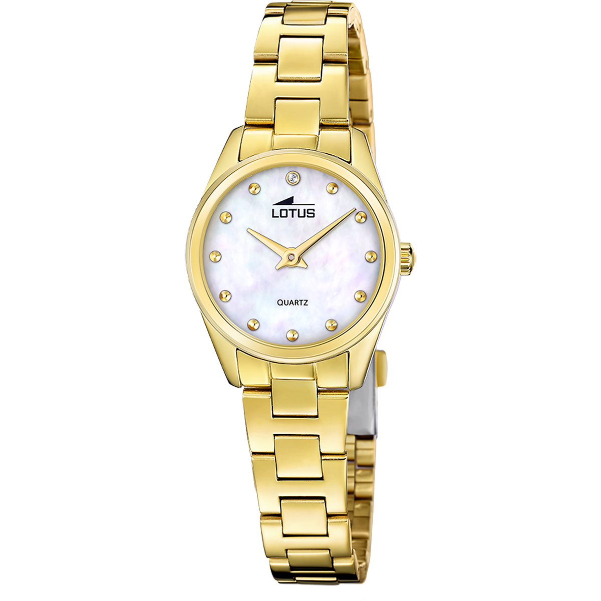 Montre Analogique TOGETHER doré nacre blanche doré, LOTUS