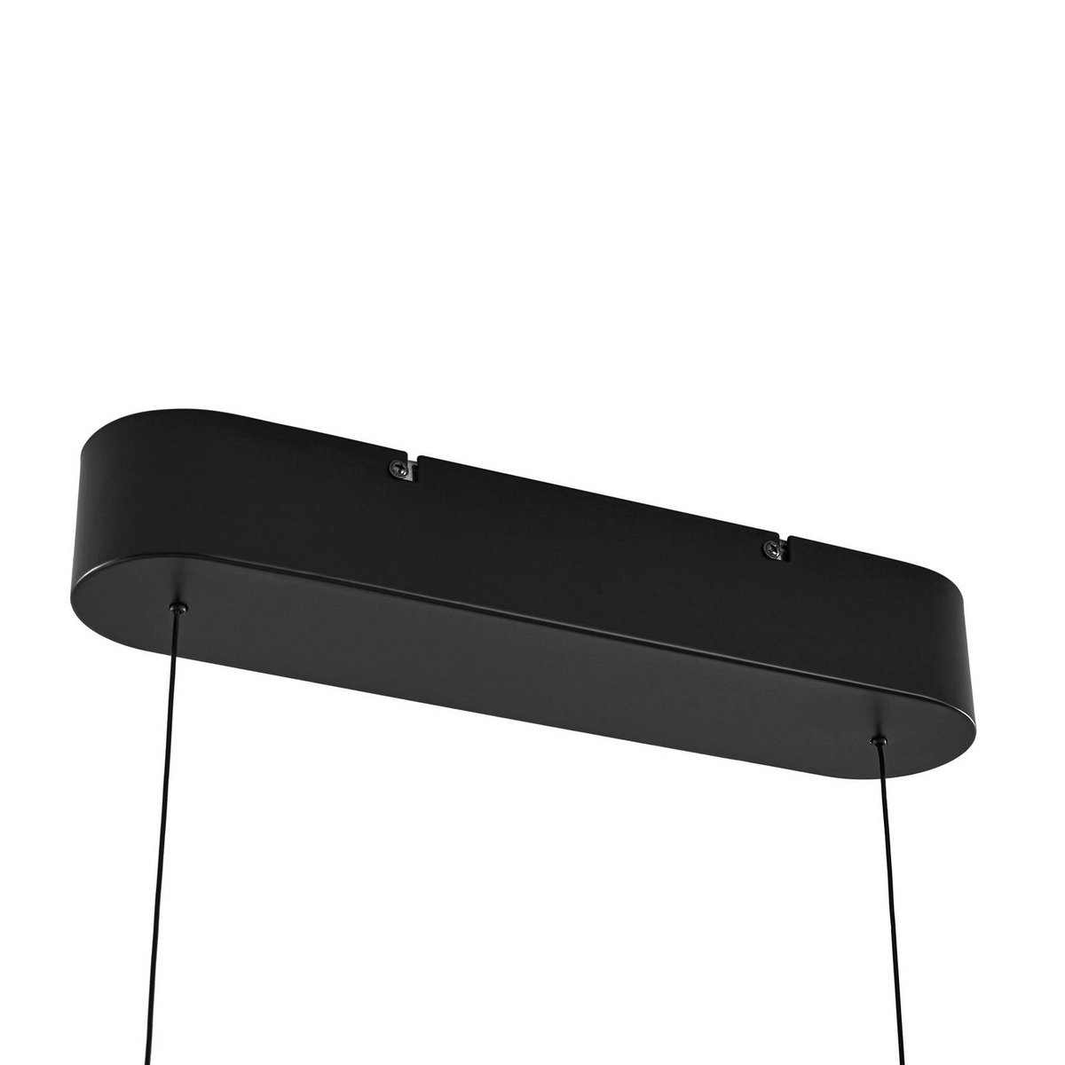Suspension en bois moderneLED, Holven bois clair, noir, LUCANDE