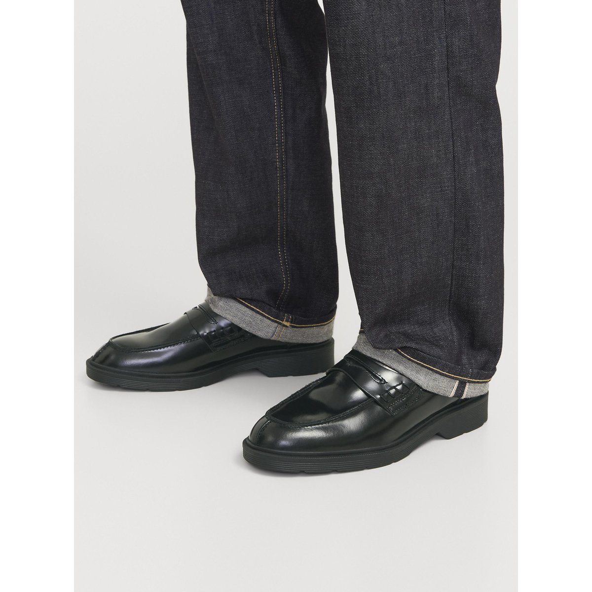Mocassins noire - black, JACK & JONES