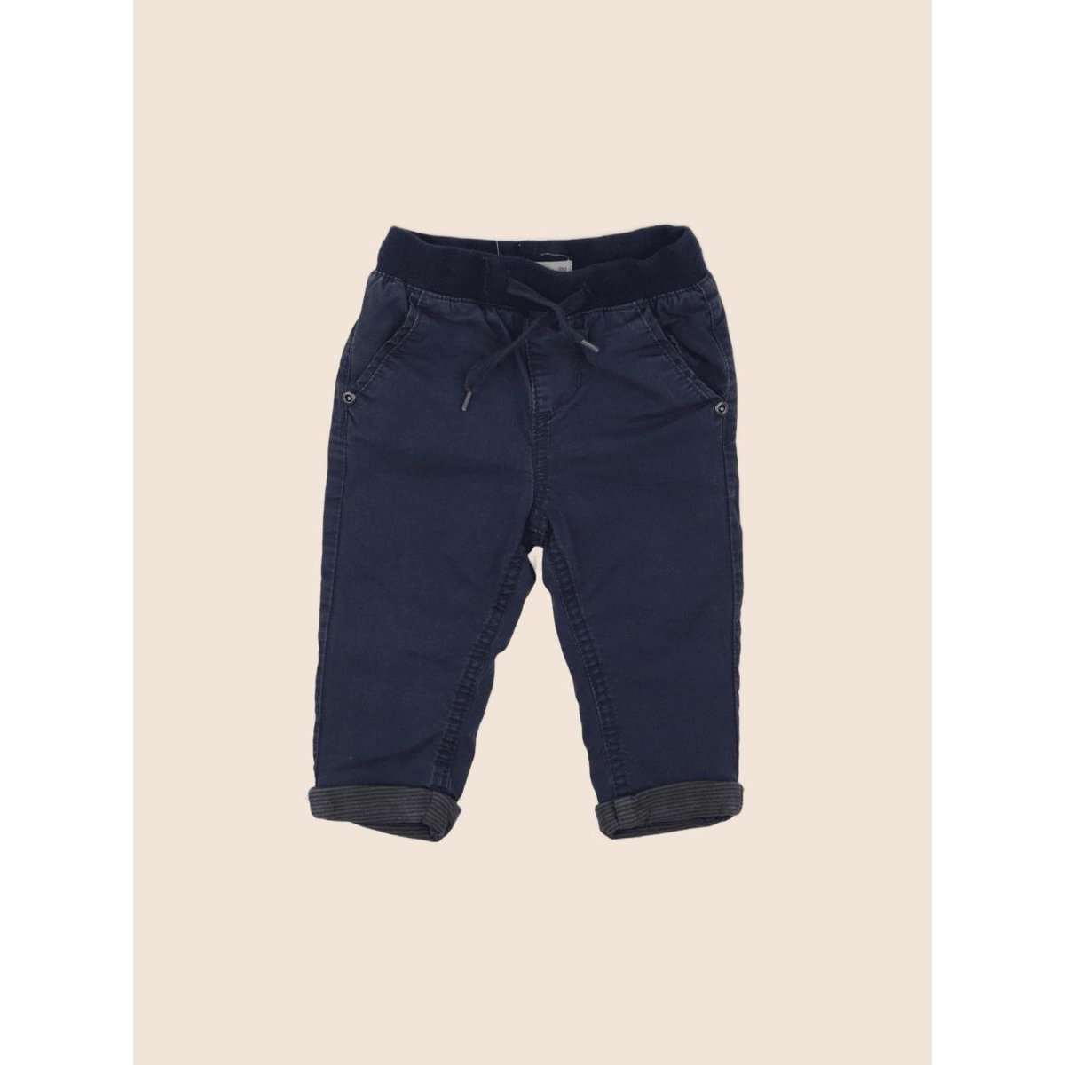 Pantalon doublé - Etat satisfaisant bleu, LITTLE CIGOGNE
