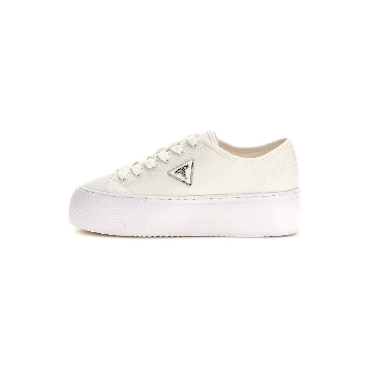 Baskets Logo Joezi blanc, GUESS