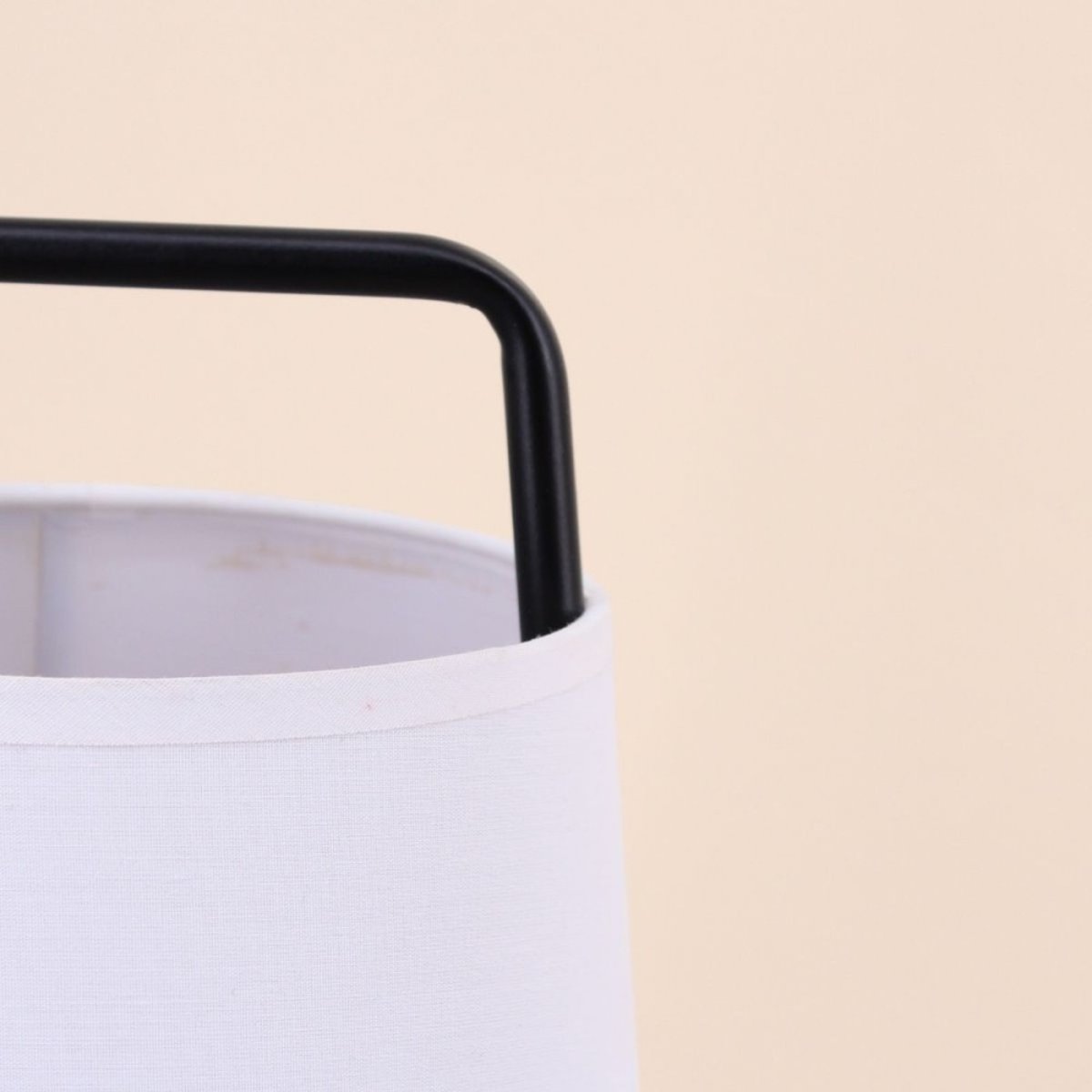 Lampe à poser moderne en métal noir 35cm noir, ORNAMI