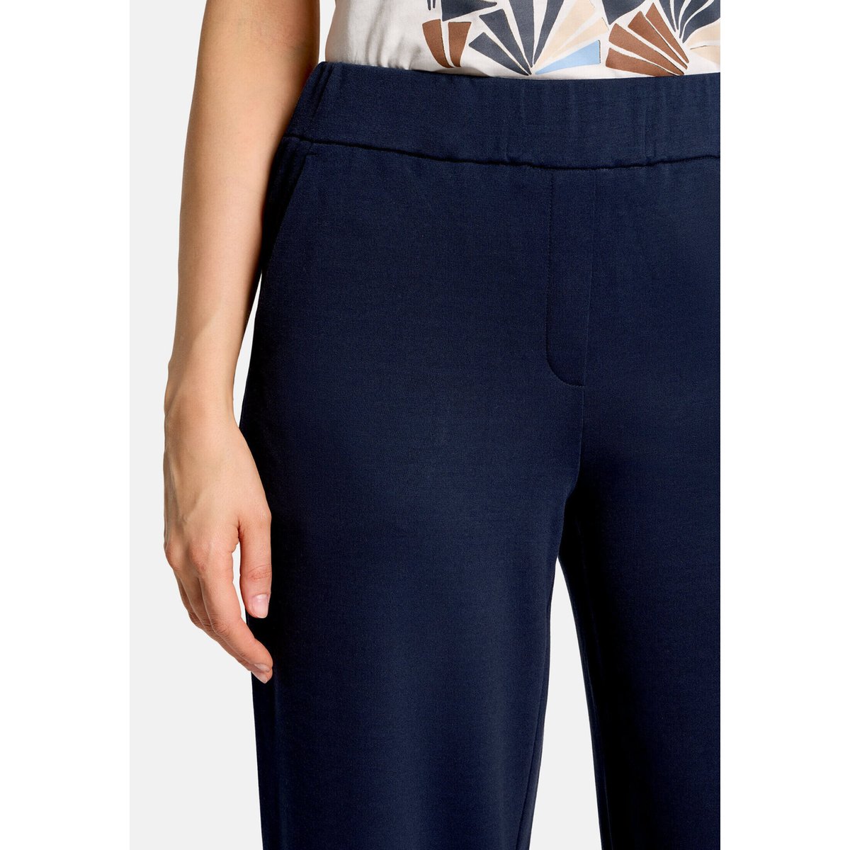 Jupe-culotte à taille élastique navy blue, BETTY & CO