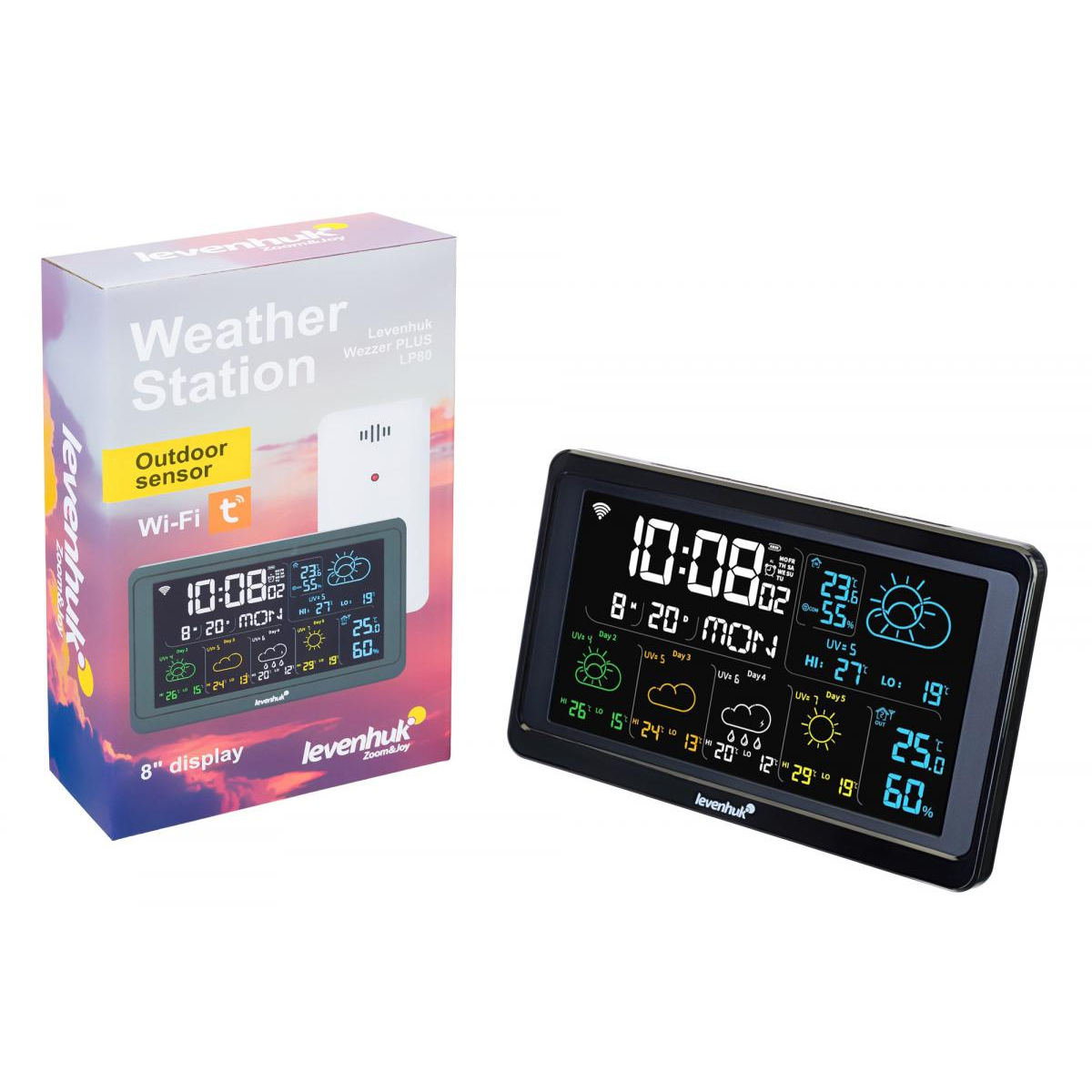 Station météorologique  Wezzer plus LP80 couleur unique, LEVENHUK