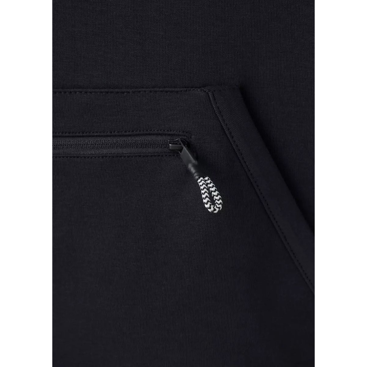 Sweater à capuche coton noir, MANGO KIDS