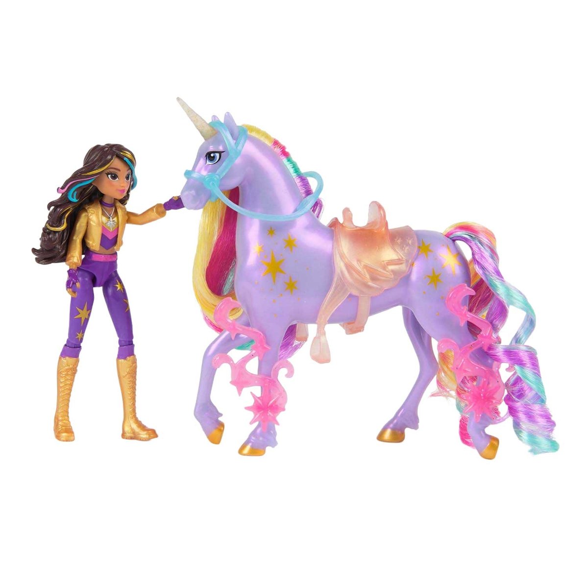 Unicorn Academy - Licorne Wildstar + Poupée Sophia multicolore, SPIN MASTER