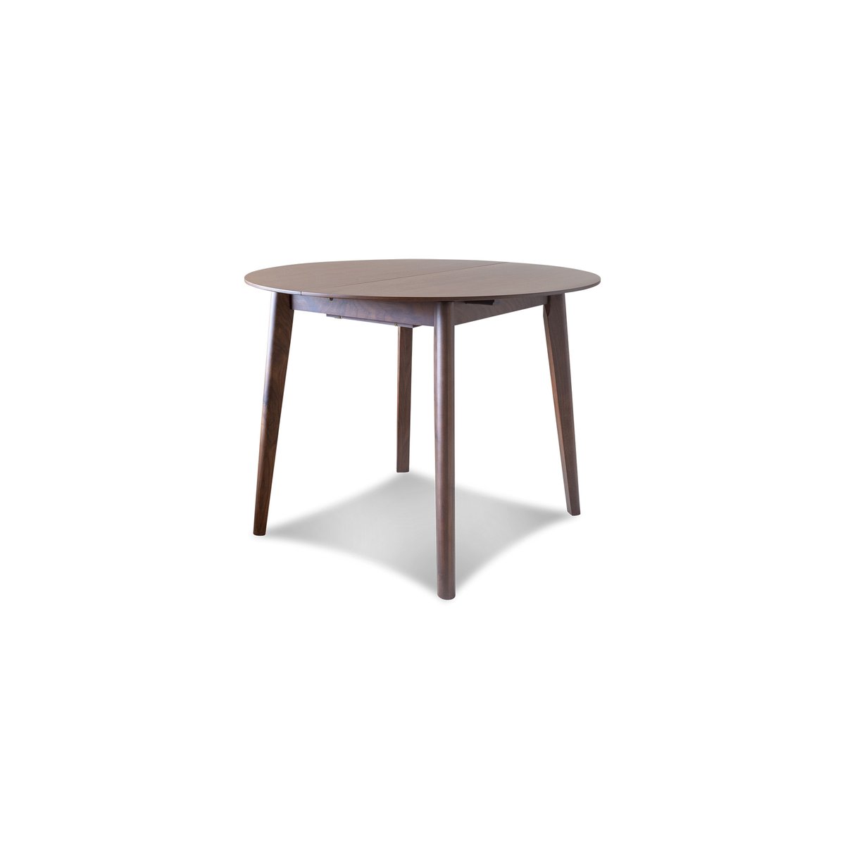 Table à rallonge en noyer CRISTINA bois foncé, PRODUIT INTERIEUR BRUT