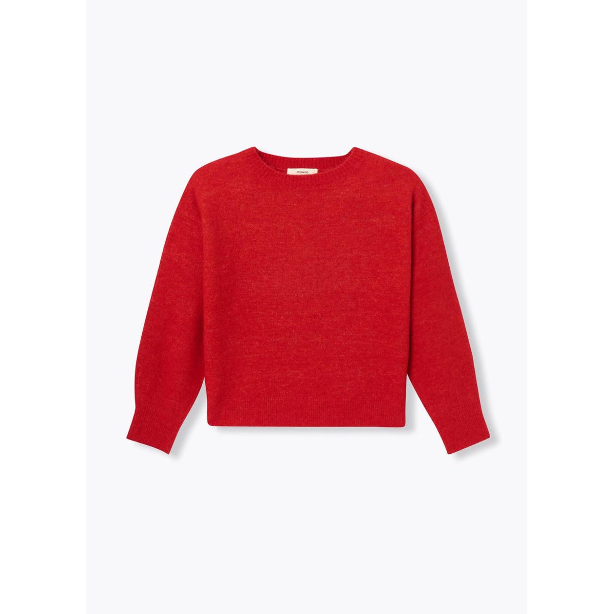 Pull col rond rouge, PROMOD