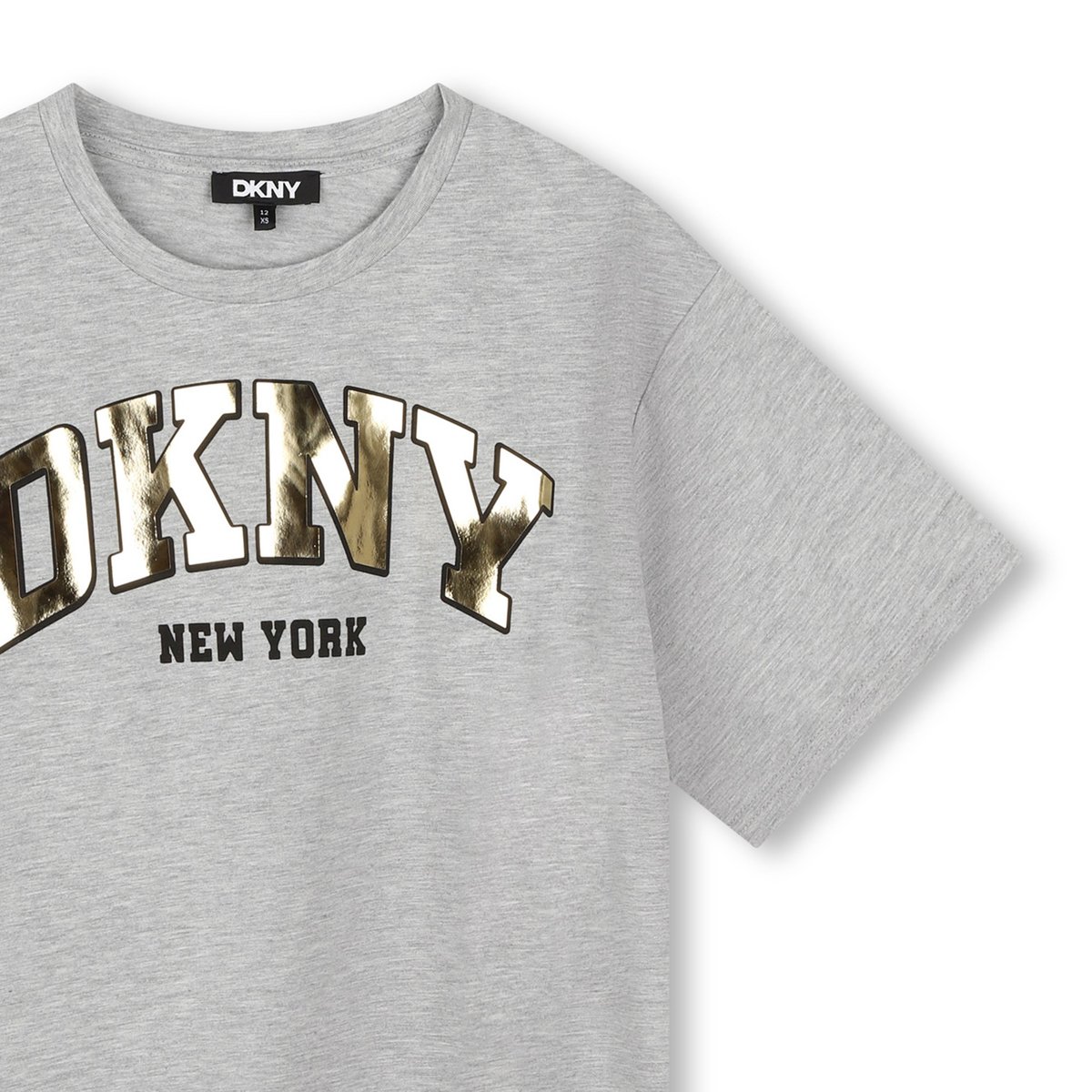 T-shirt à manches courtes gris chine, DKNY
