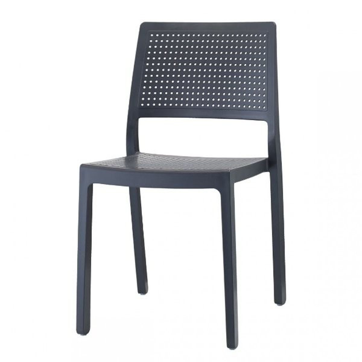 Chaise design empilable (lot de 2), EMI anthracite, SCAB DESIGN
