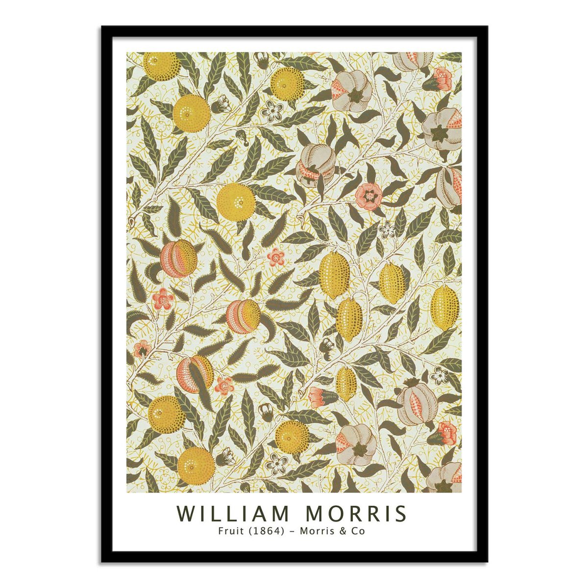 Affiche d'art - Fruit - William Morris couleur unique, WALL EDITIONS