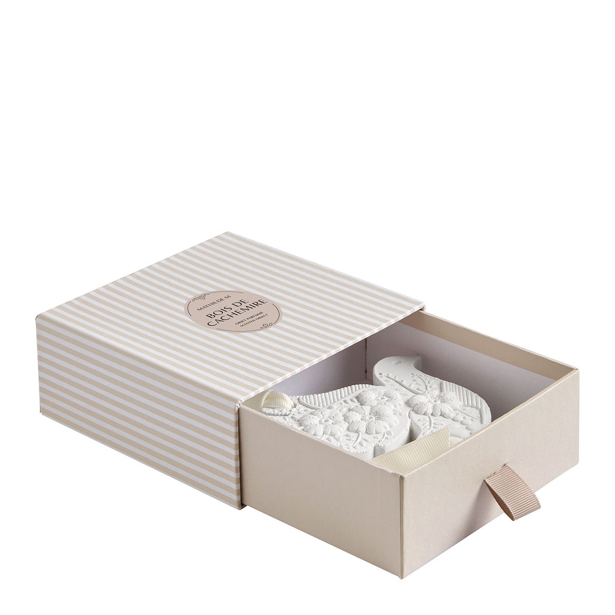 Décor parfumé Colombe en Fleurs - BOIS DE CACHEMIRE blanc, MATHILDE M