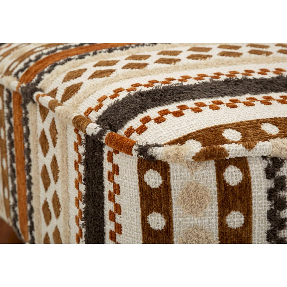 Fauteuil ethnique pieds en bois massif MODERN multicolore, RECOLLECTION