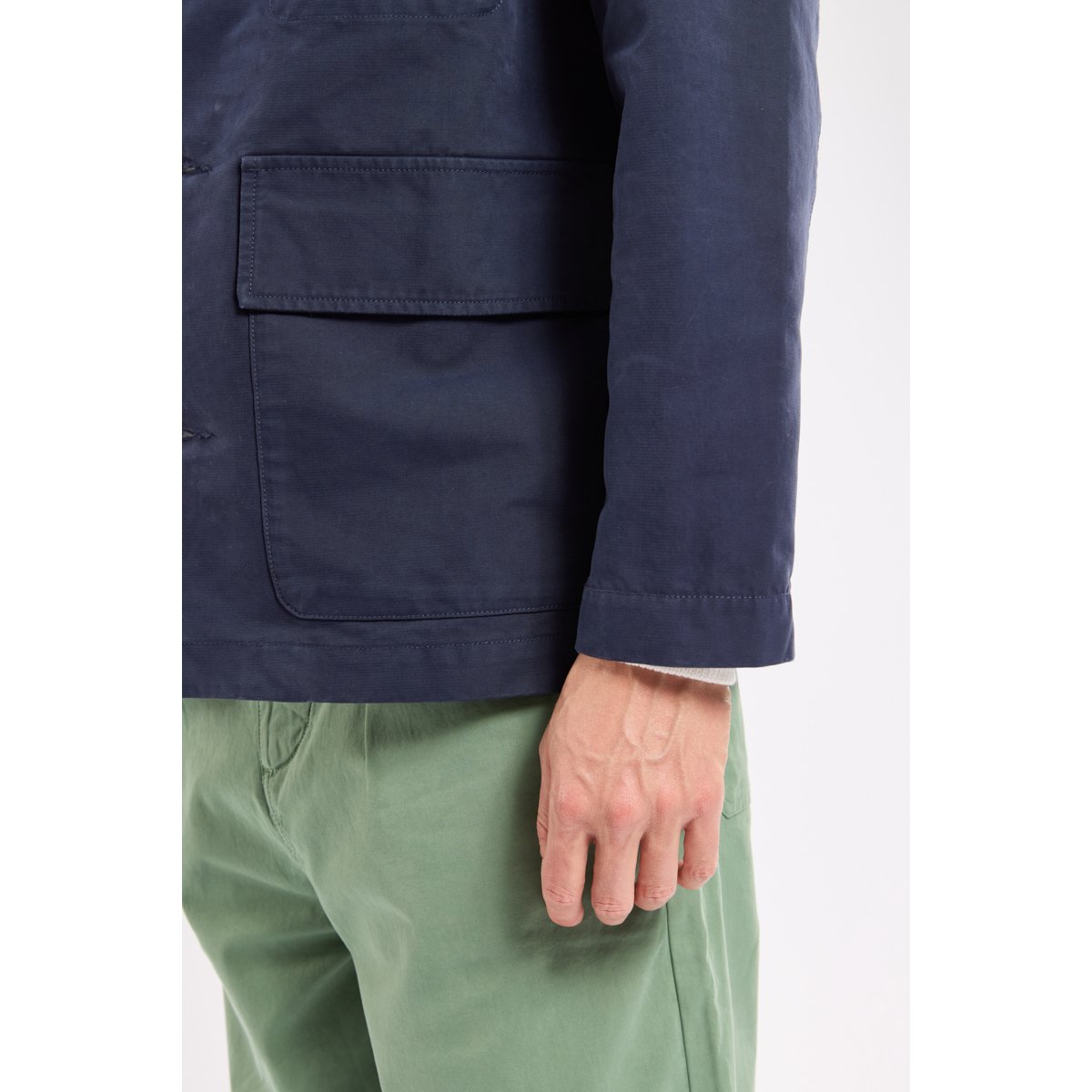 Veste tailleur en coton pour homme marine deep, ARMOR-LUX