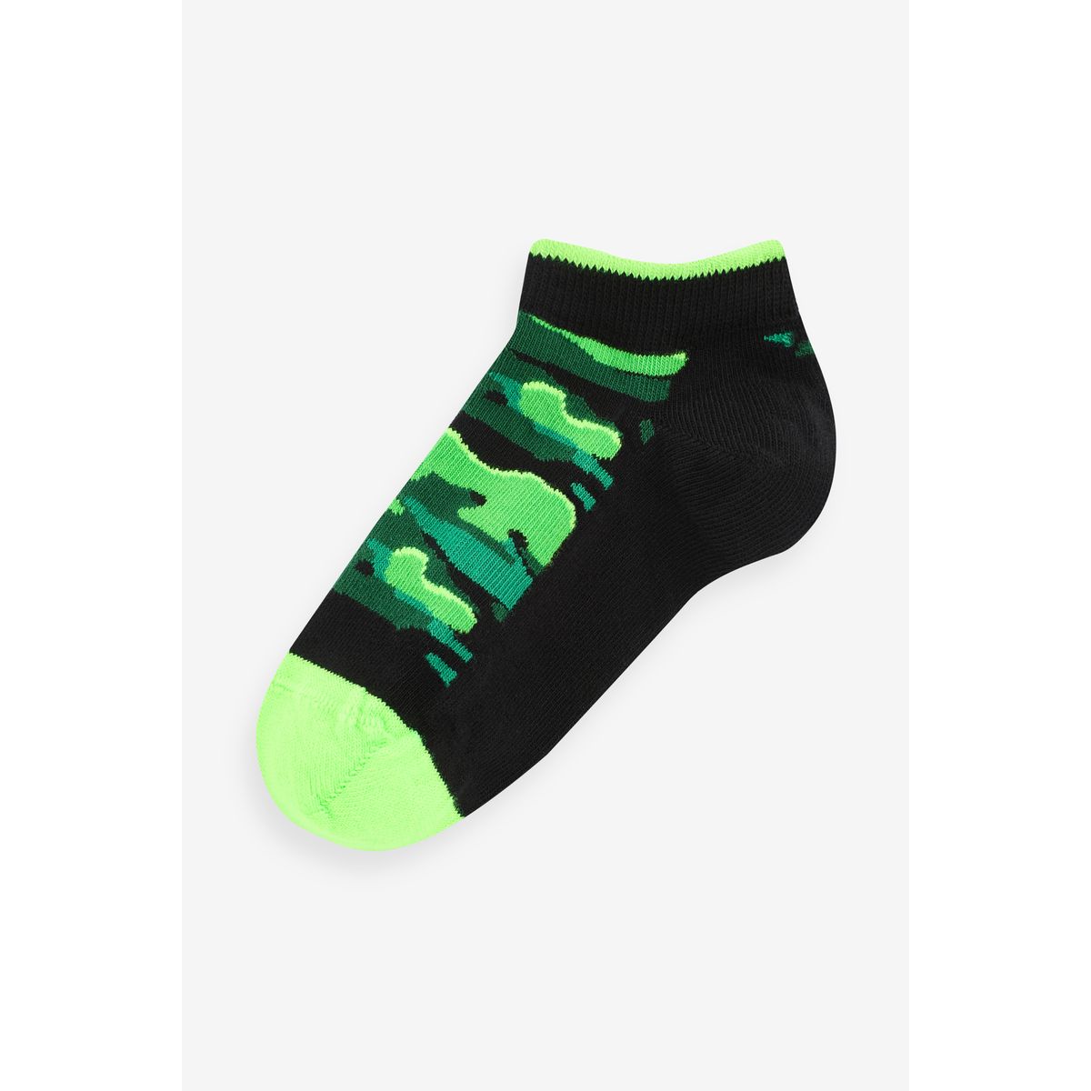 Chaussettes, lot de 7 noir camo brillant, NEXT