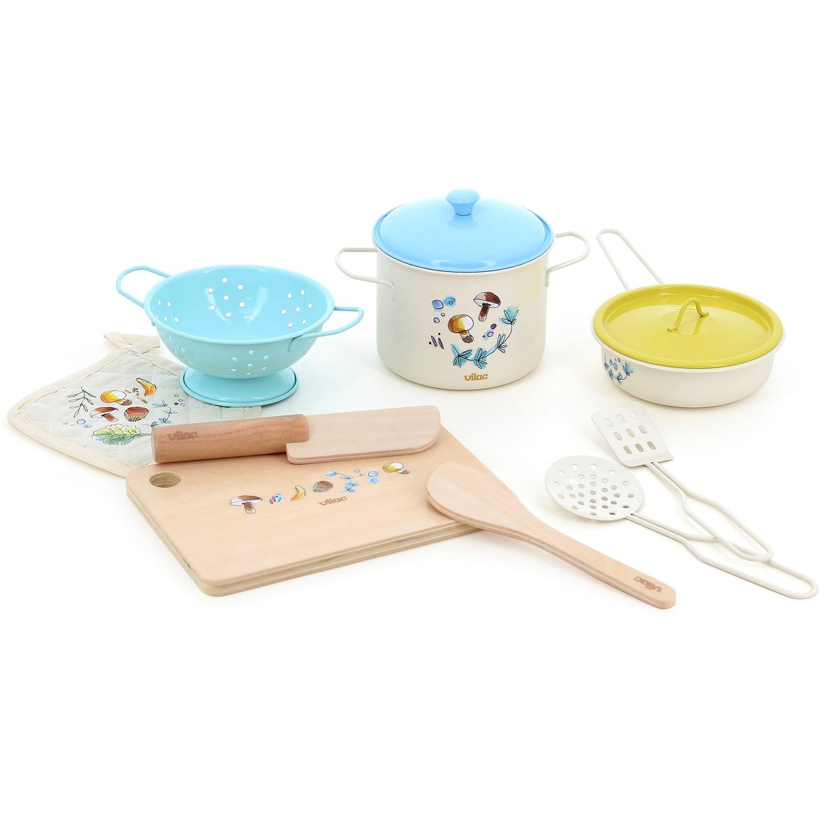 Set d'ustensiles de cuisine beige, VILAC
