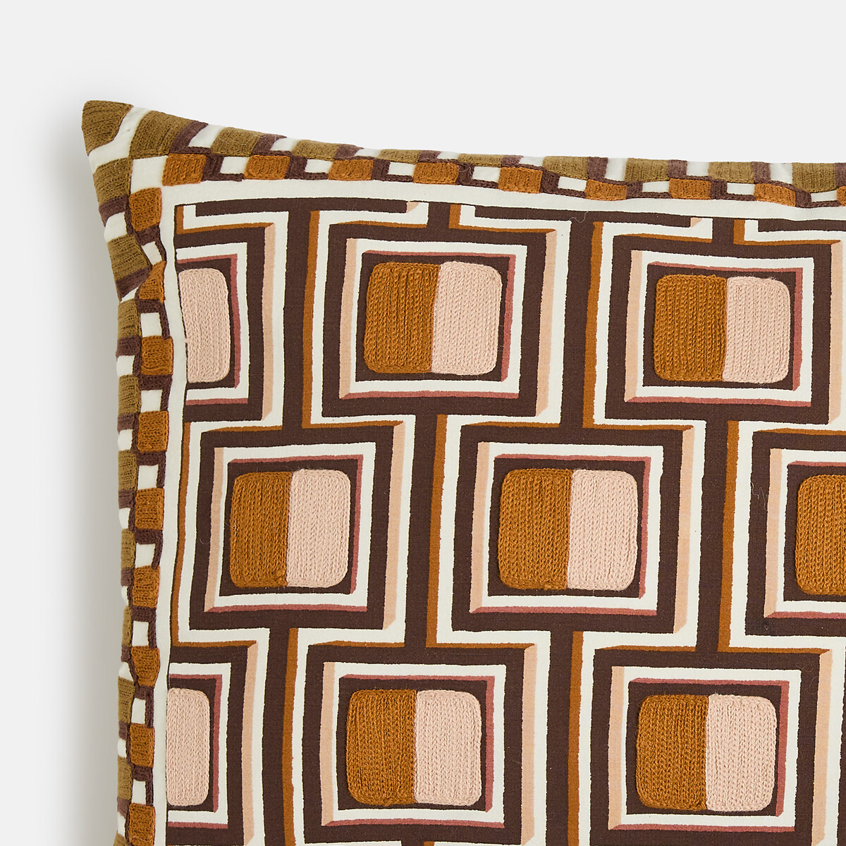 Housse de coussin rectangulaire, coton, KOLKA multicolore, LA REDOUTE INTERIEURS