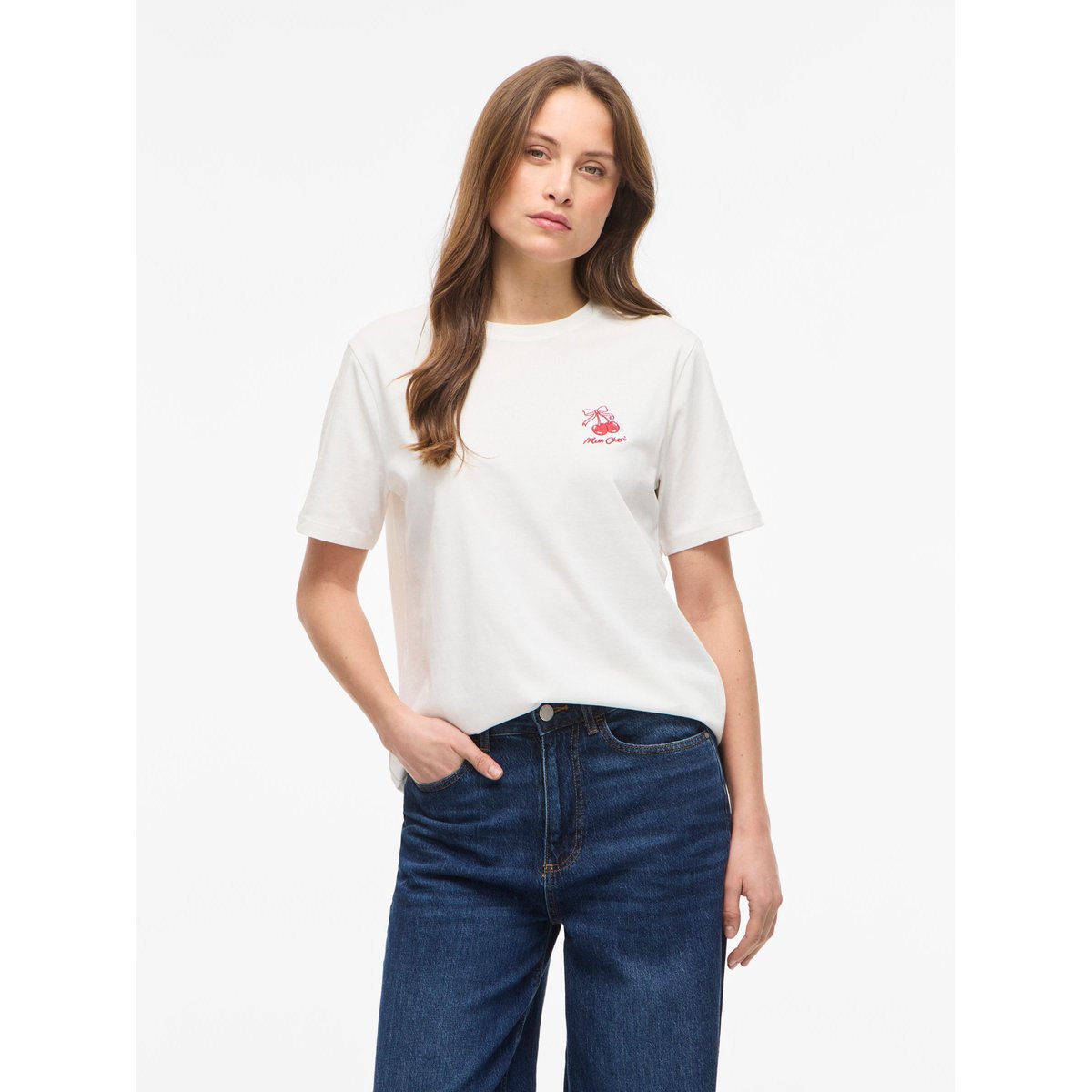 T-Shirt blanc - snow white1, VILA